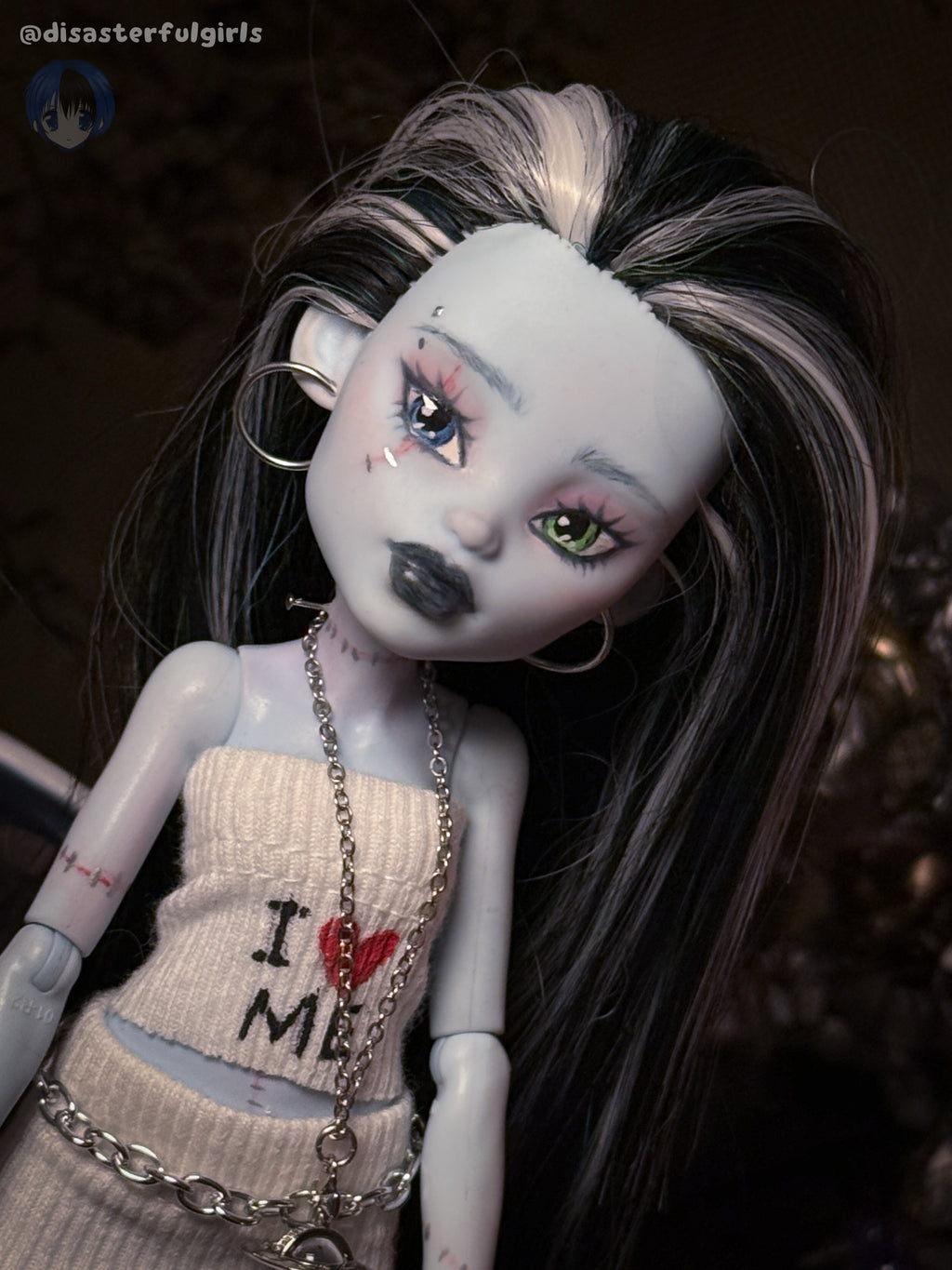 OOAK Frankie Stein Monster High doll (3rd gen)