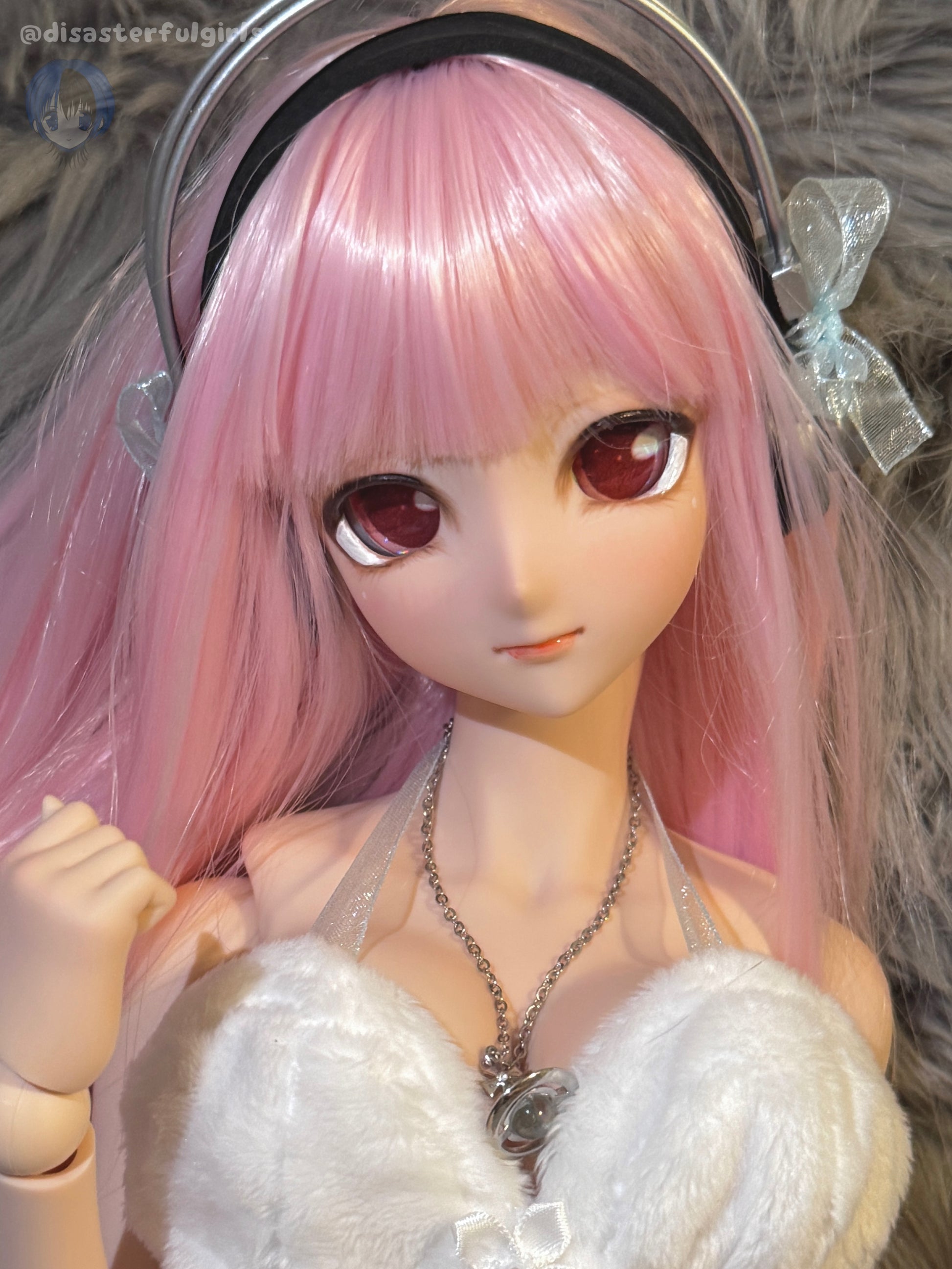 SOLD OUT!! Super Sonico Full Set Doll - “Angel” set (Dollfie Dream 1/3 MJD in FLESH)