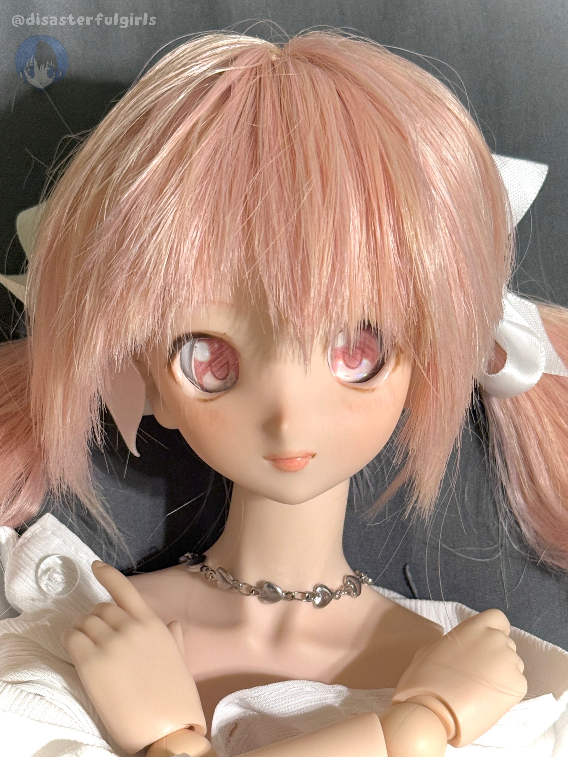 SOLD OUT!! Madoka Magica OOAK Dollfie Dream DDH-06 Flesh Head only 1/3 MJD (Free Madoka eyes included)