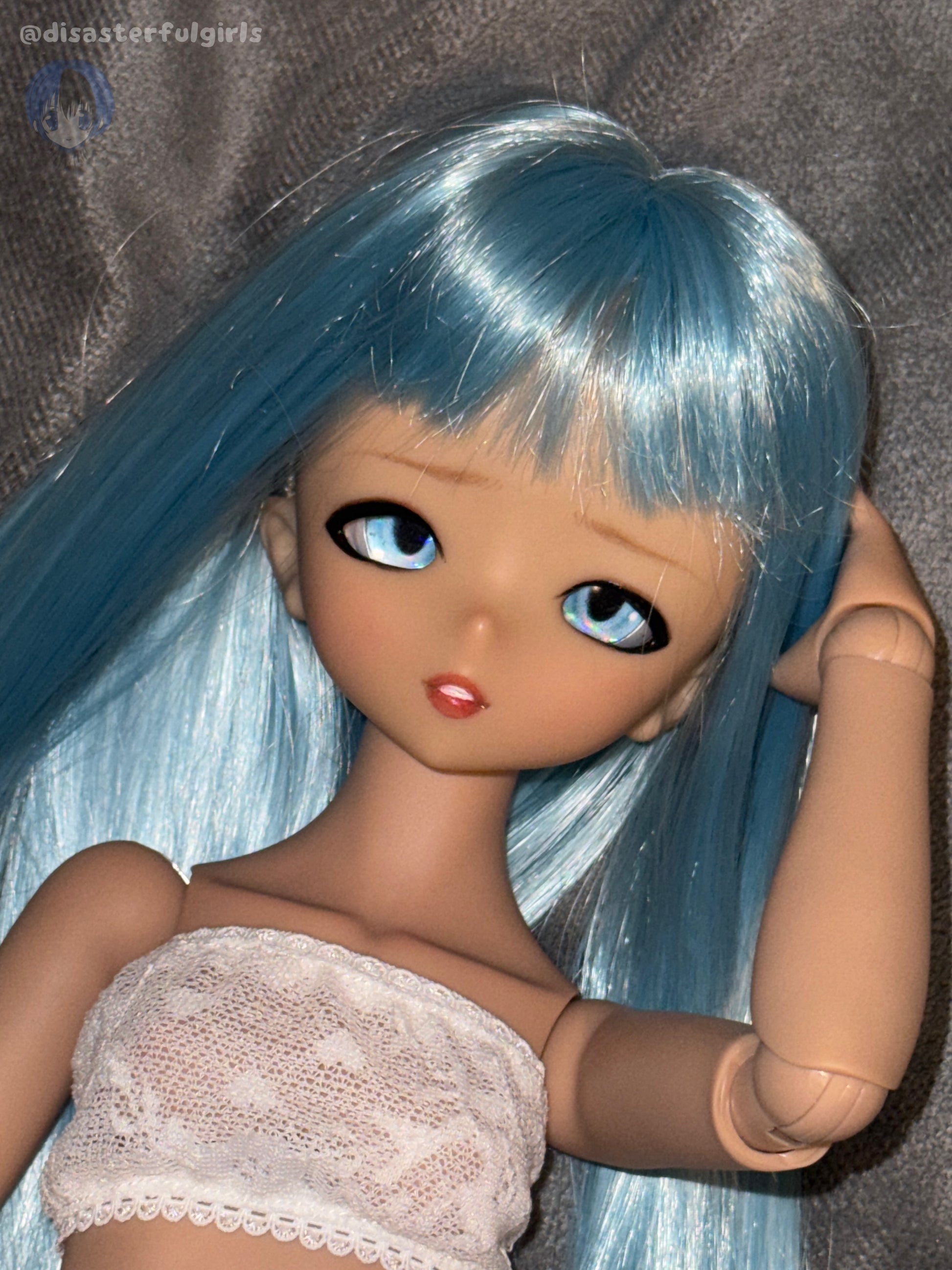 SOLD OUT!! OOAK Imomodoll Corvus/Mimi Rabbit M size bust Chocolate 1/4 scale full doll