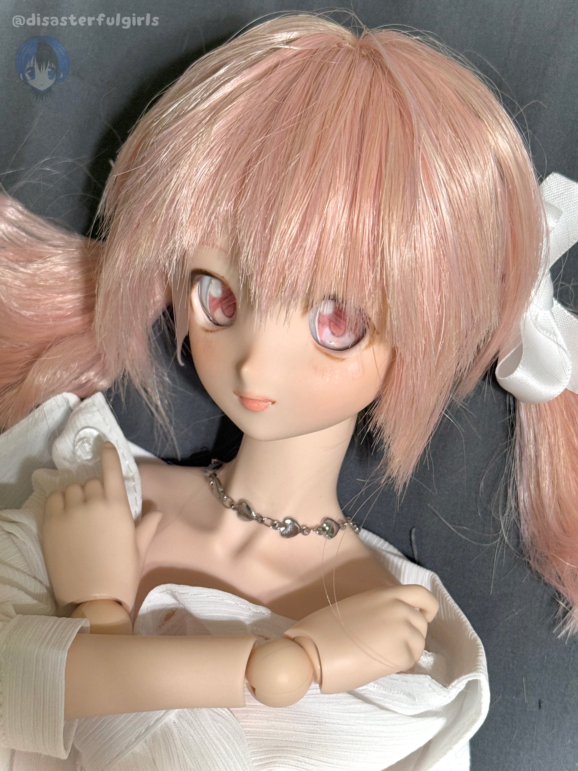 SOLD OUT!! Madoka Magica OOAK Dollfie Dream DDH-06 Flesh Head only 1/3 MJD (Free Madoka eyes included)