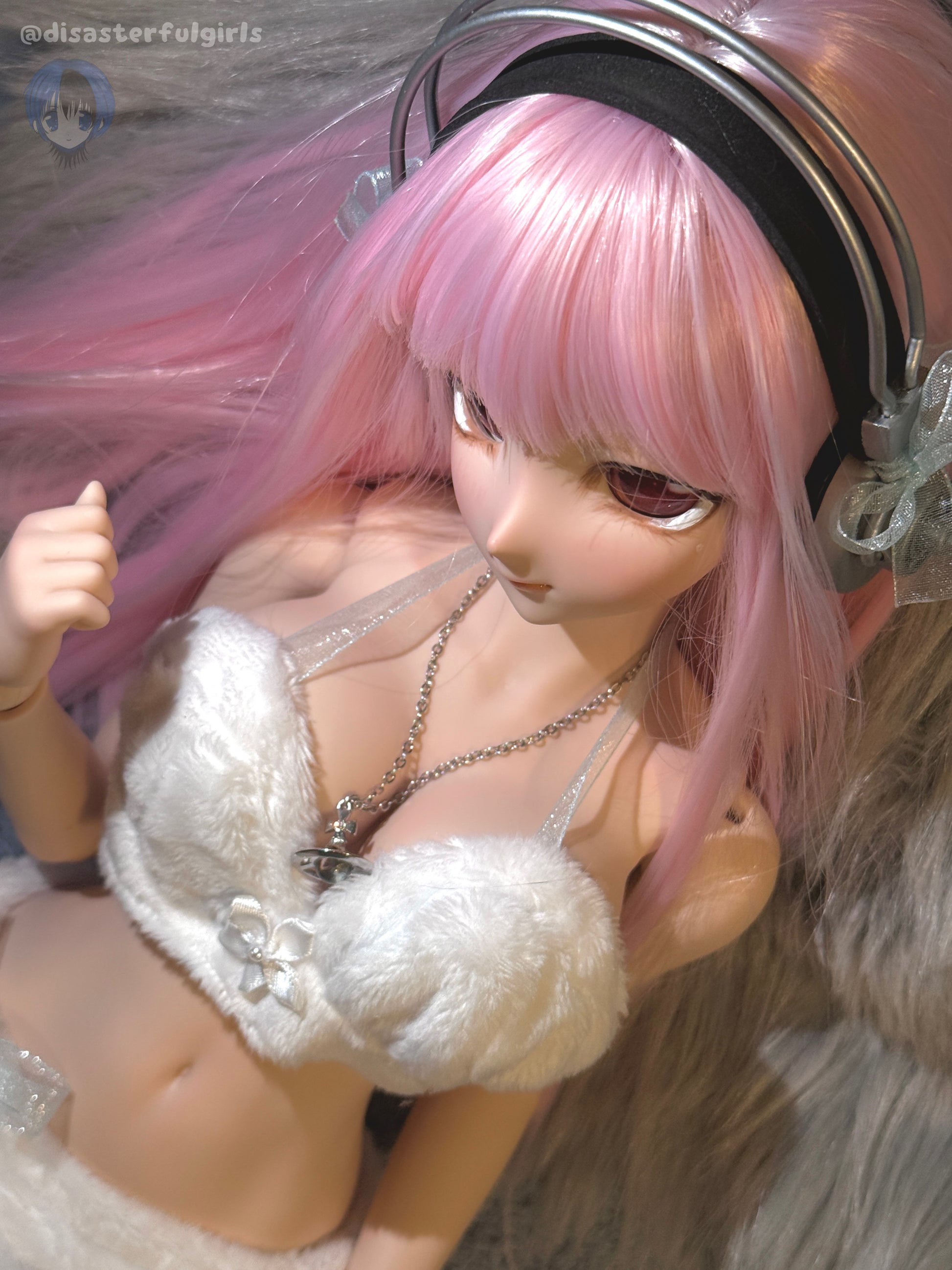 SOLD OUT!! Super Sonico Full Set Doll - “Angel” set (Dollfie Dream 1/3 MJD in FLESH)