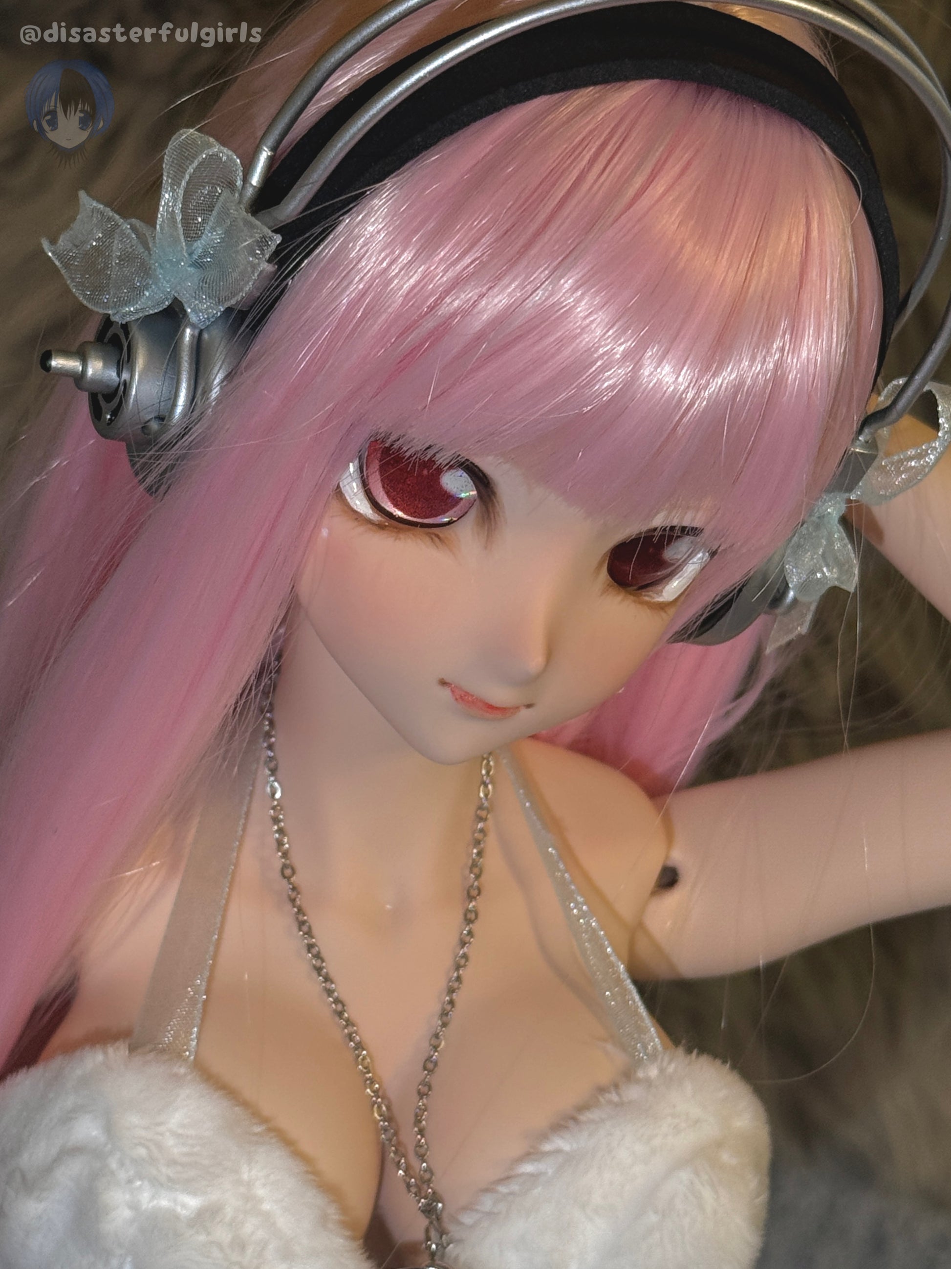 SOLD OUT!! Super Sonico Full Set Doll - “Angel” set (Dollfie Dream 1/3 MJD in FLESH)