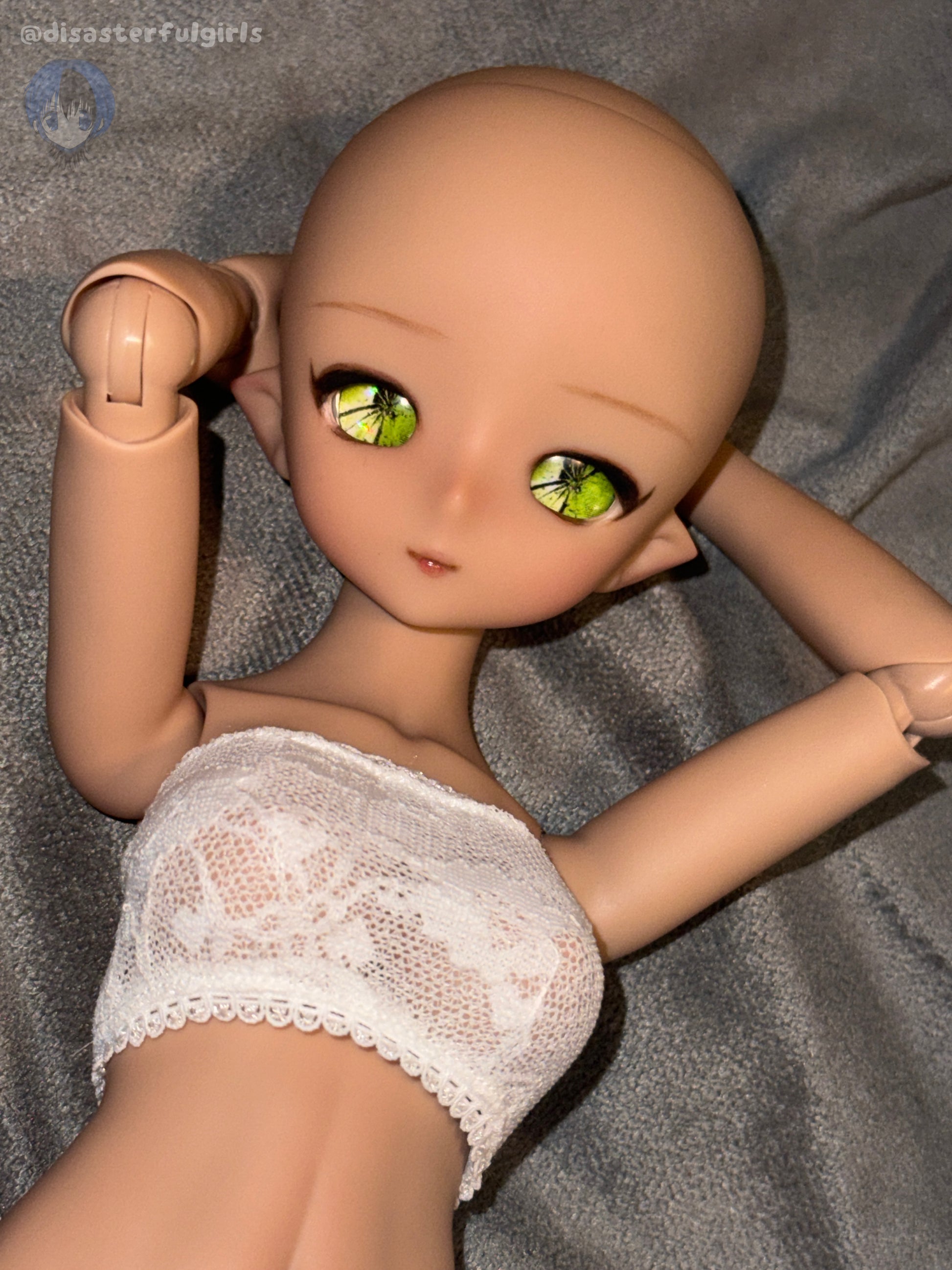 SOLD OUT!! OOAK Imomodoll Mie/Mimi Rabbit L size bust Chocolate 1/4 scale full doll
