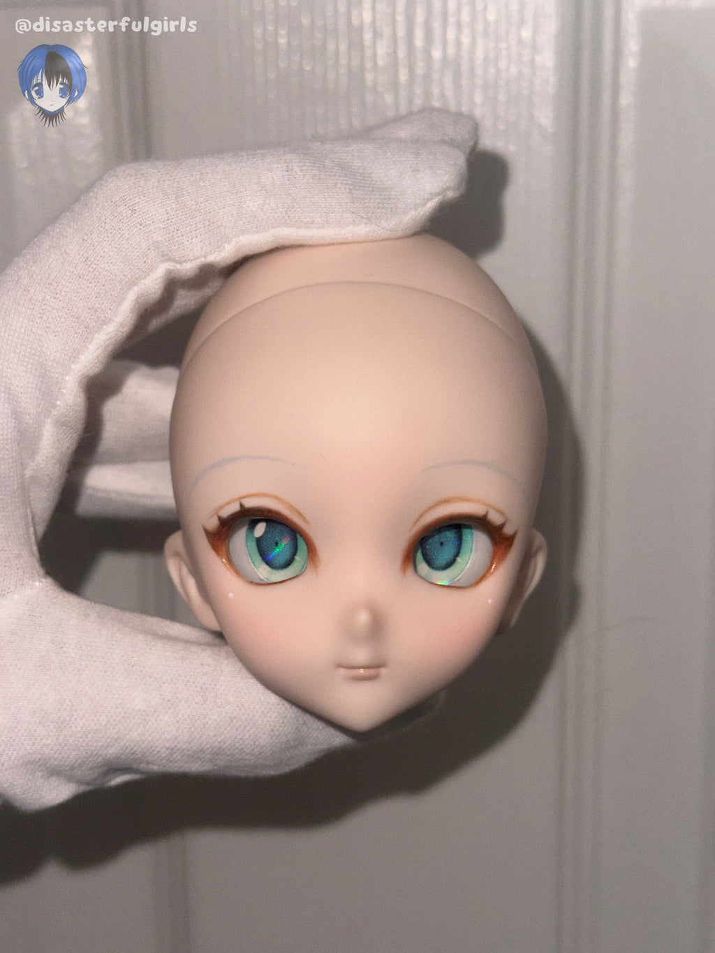 Dollfie Dream DDH-10 OOAK Hatsune Miku Inspired Doll Head