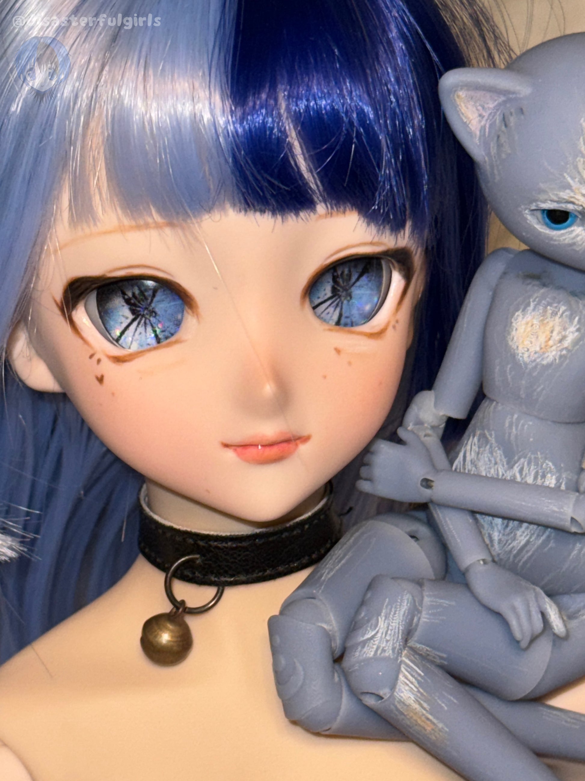 22mm “Cyber Angel” Anime BJD Doll Eyes