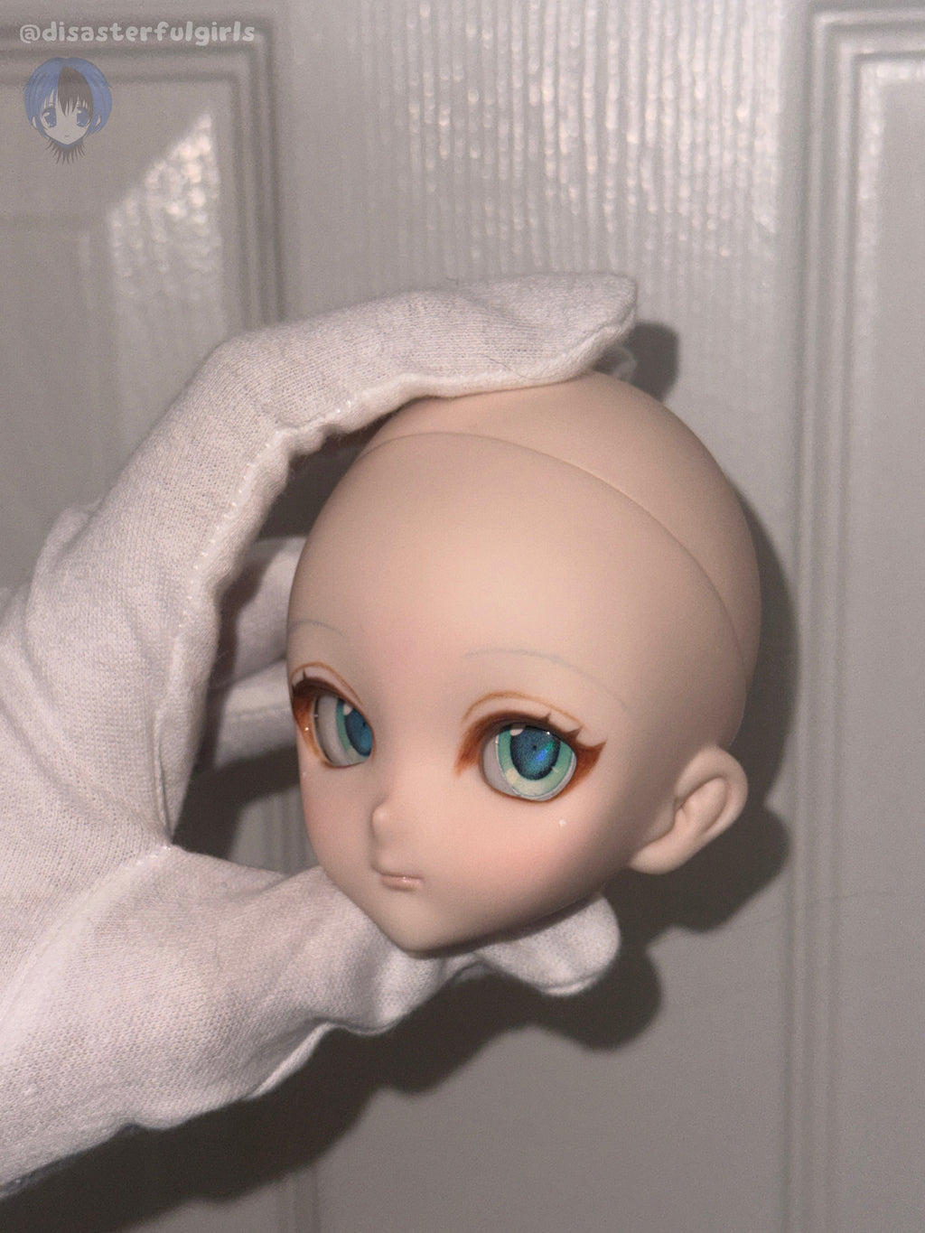 Dollfie Dream DDH-10 OOAK Hatsune Miku Inspired Doll Head