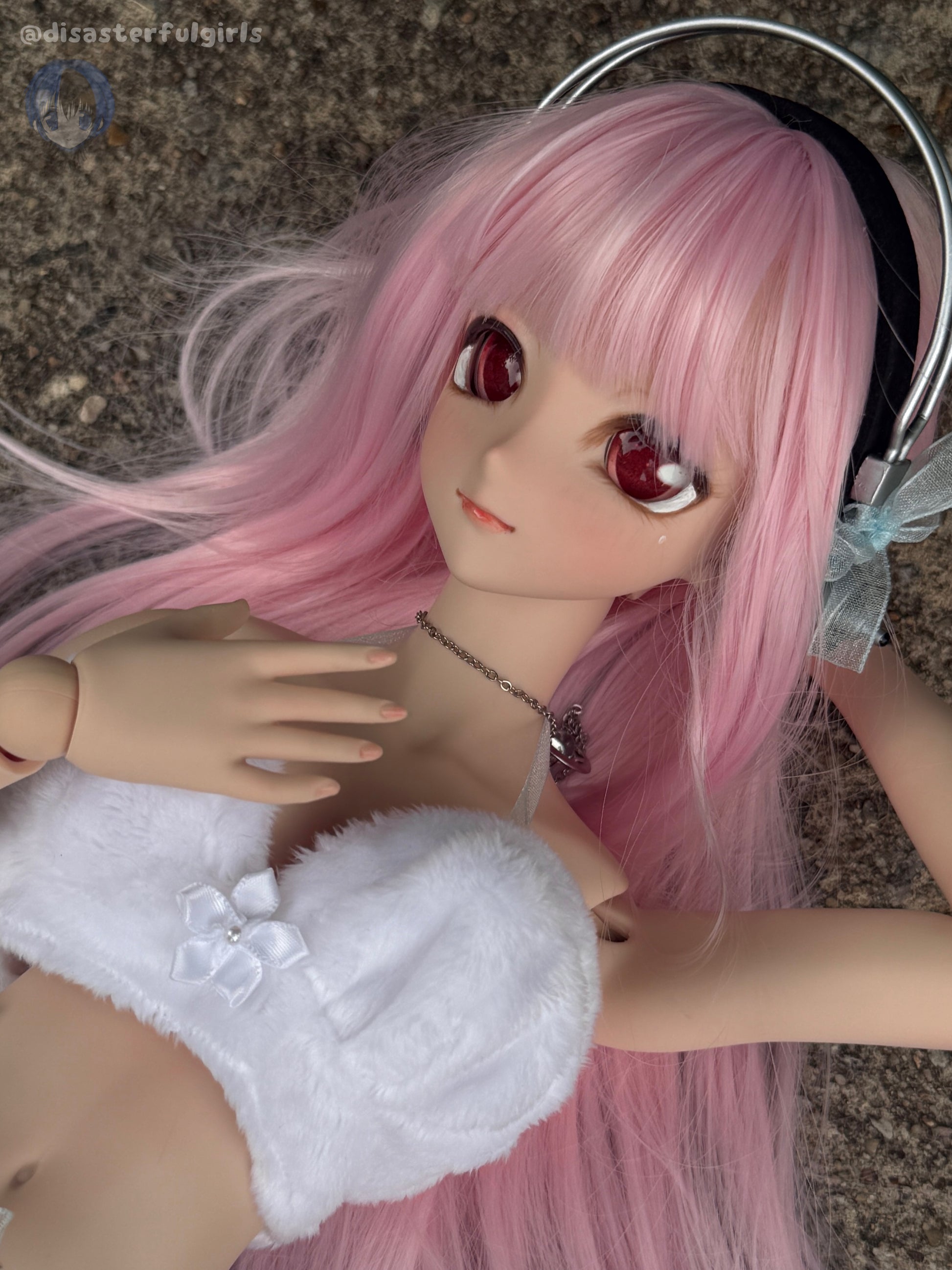 SOLD OUT!! Super Sonico Full Set Doll - “Angel” set (Dollfie Dream 1/3 MJD in FLESH)
