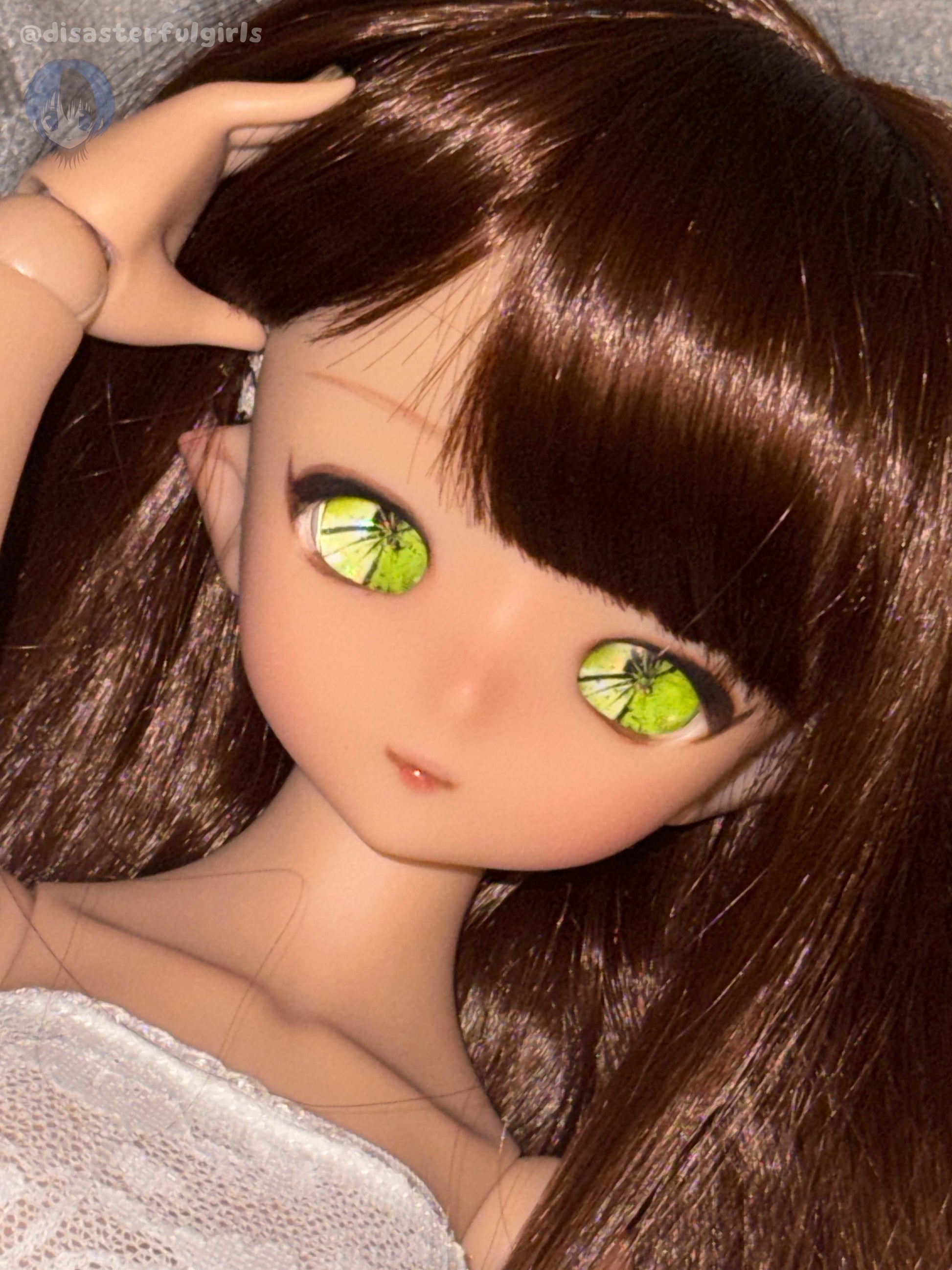 SOLD OUT!! OOAK Imomodoll Mie/Mimi Rabbit L size bust Chocolate 1/4 scale full doll