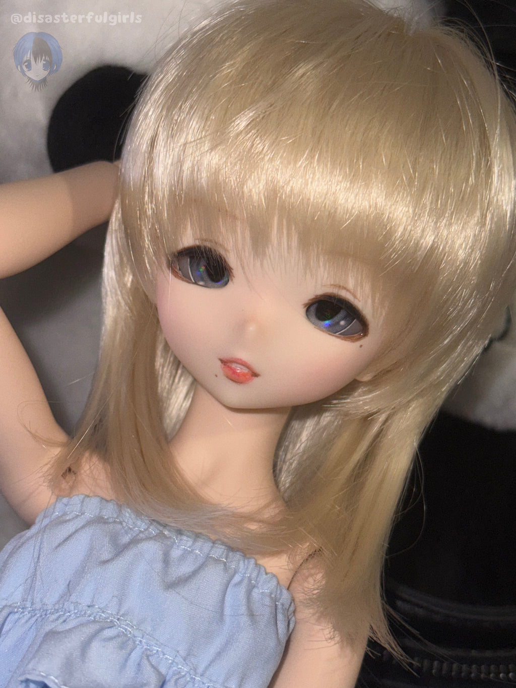 SOLD OUT!! OOAK ImomoDoll Corvus Milk doll head 1/4 MJD
