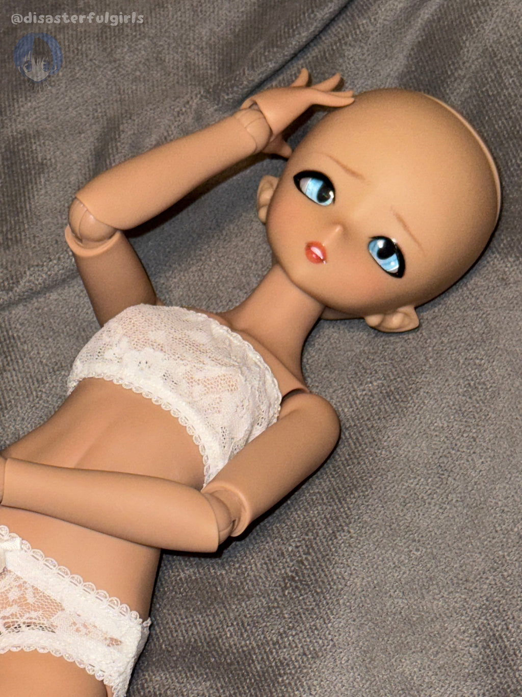SOLD OUT!! OOAK Imomodoll Corvus/Mimi Rabbit M size bust Chocolate 1/4 scale full doll