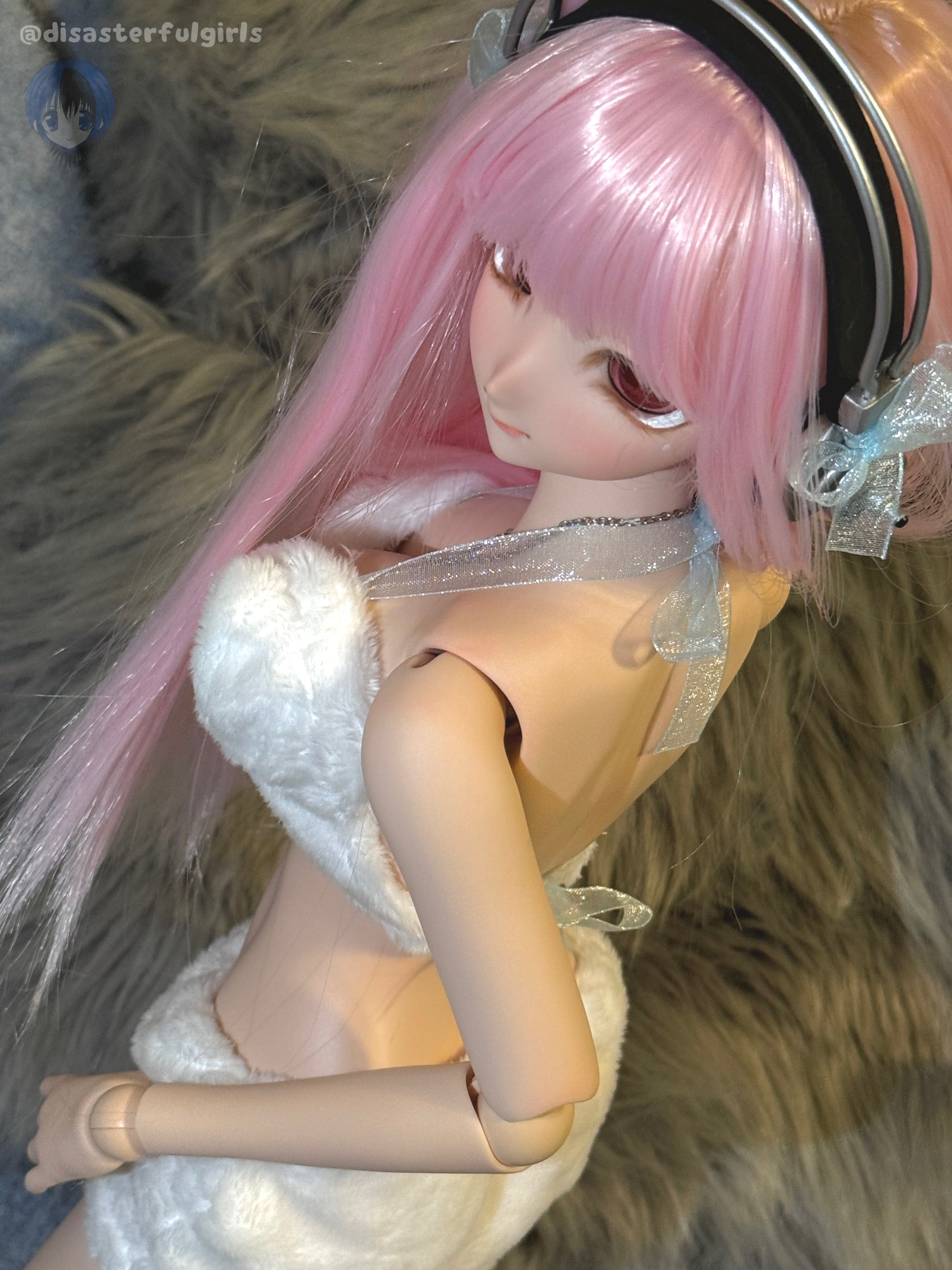 SOLD OUT!! Super Sonico Full Set Doll - “Angel” set (Dollfie Dream 1/3 MJD in FLESH)