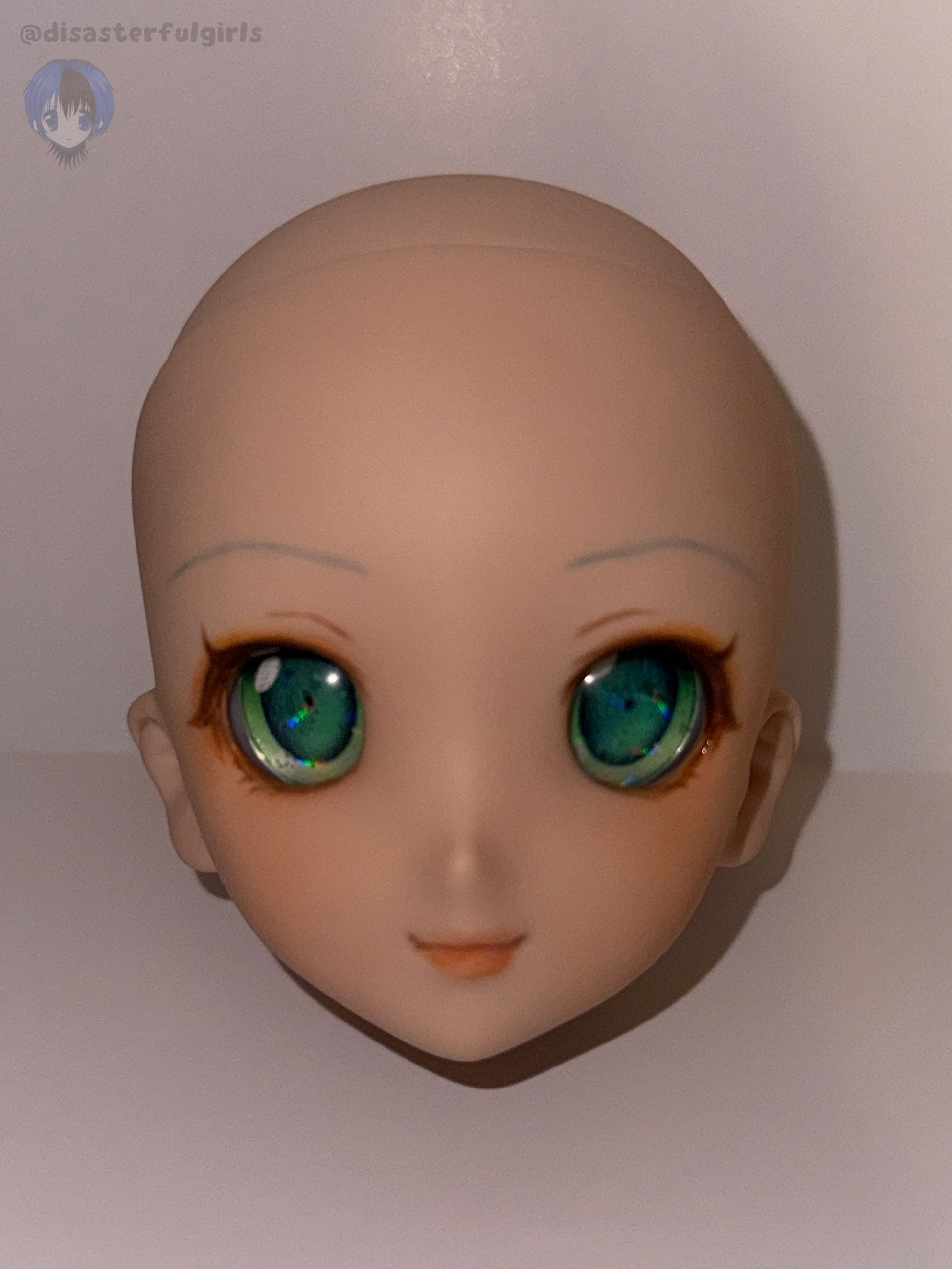 SOLD OUT!! OOAK Gumi Vocaloid 1/3 doll head (DDH-06 Flesh Dollfie Dream head and eyes)