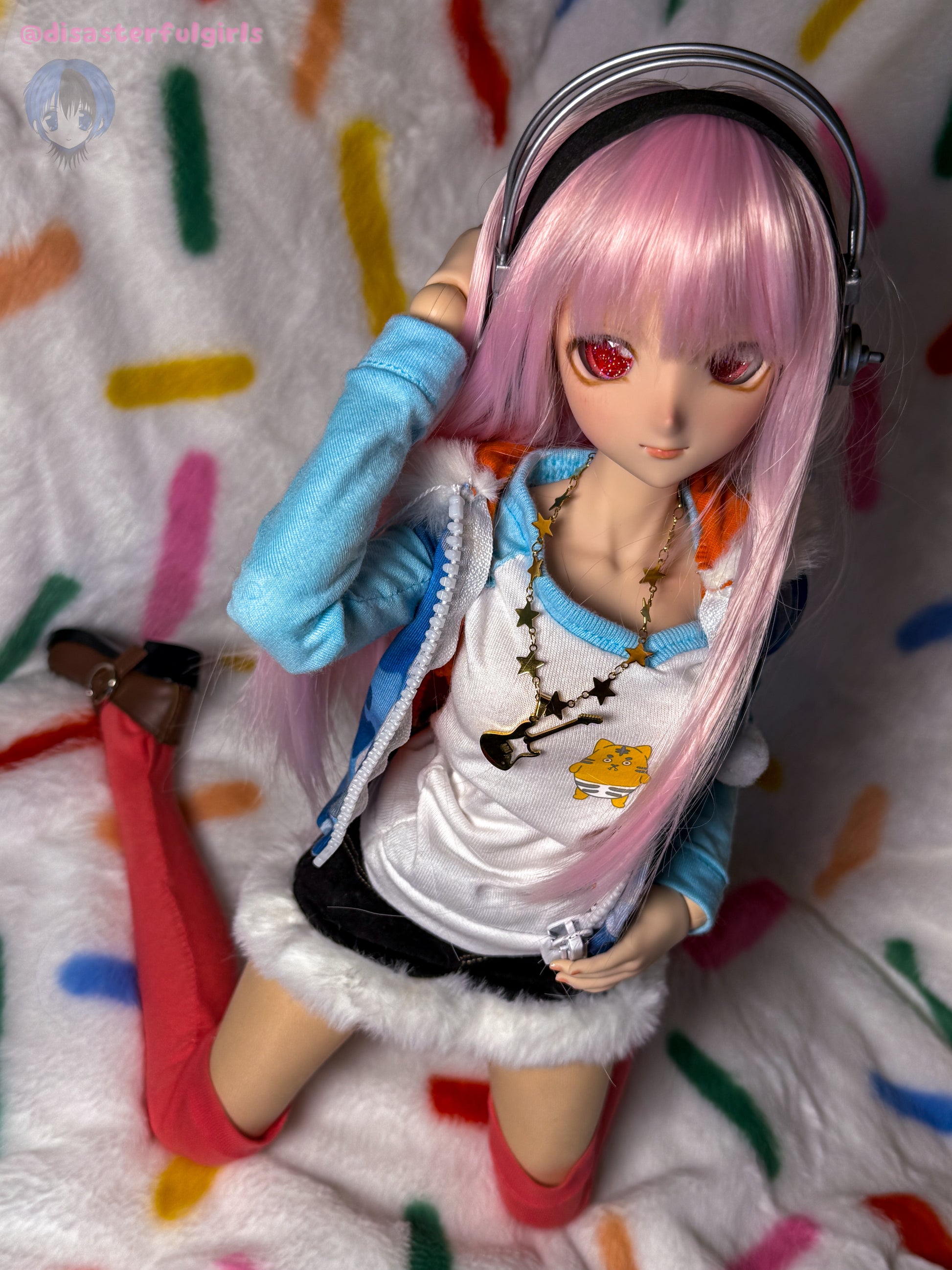 Super Sonico Full Set Doll - (Dollfie Dream Sister 1/3 MJD in FLESH, L Bust)