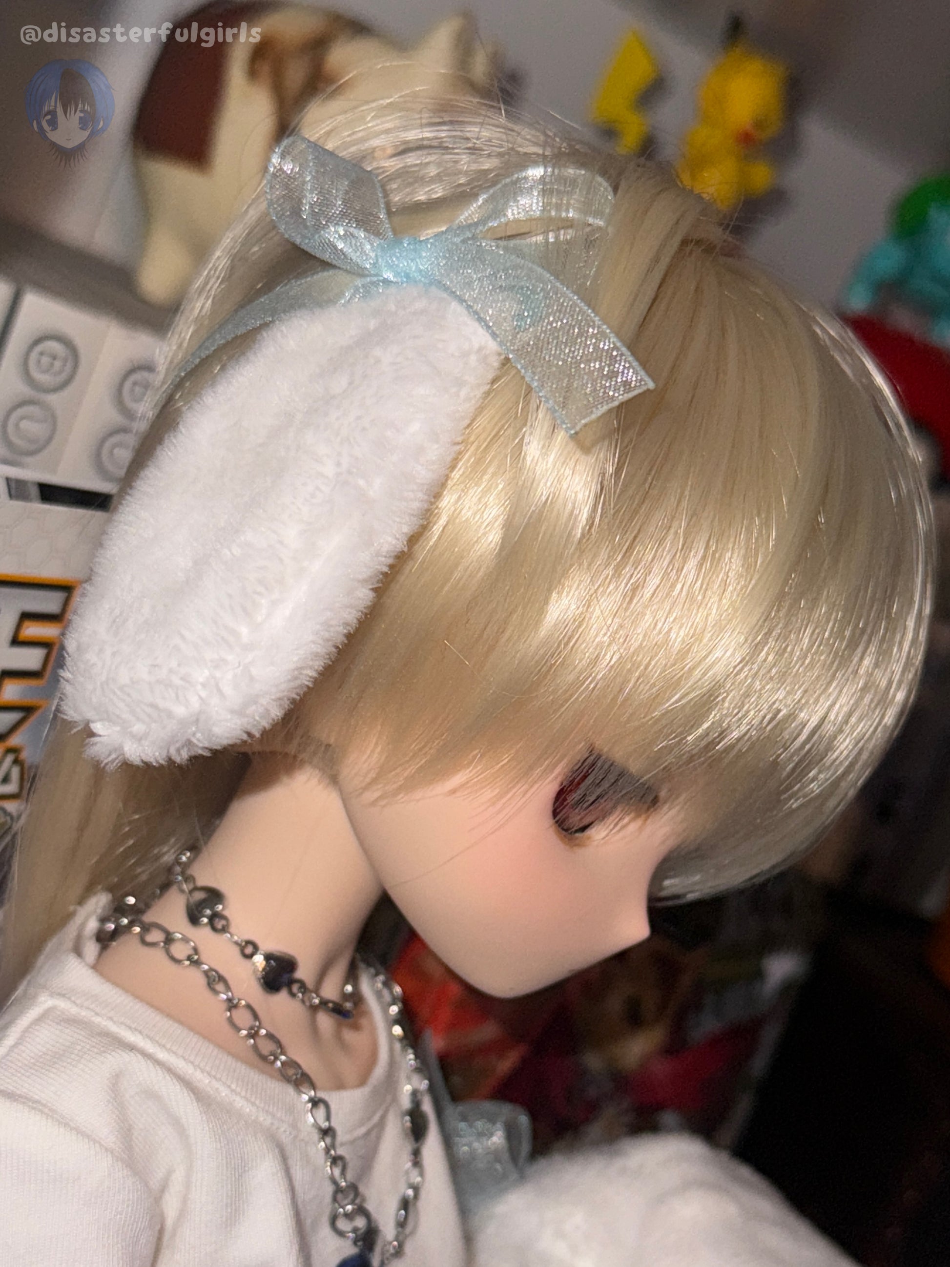 SOLD OUT!! “Puppy GRRRL” outfit accessory set for Mini Dollfie Dream (1/4 BJD)