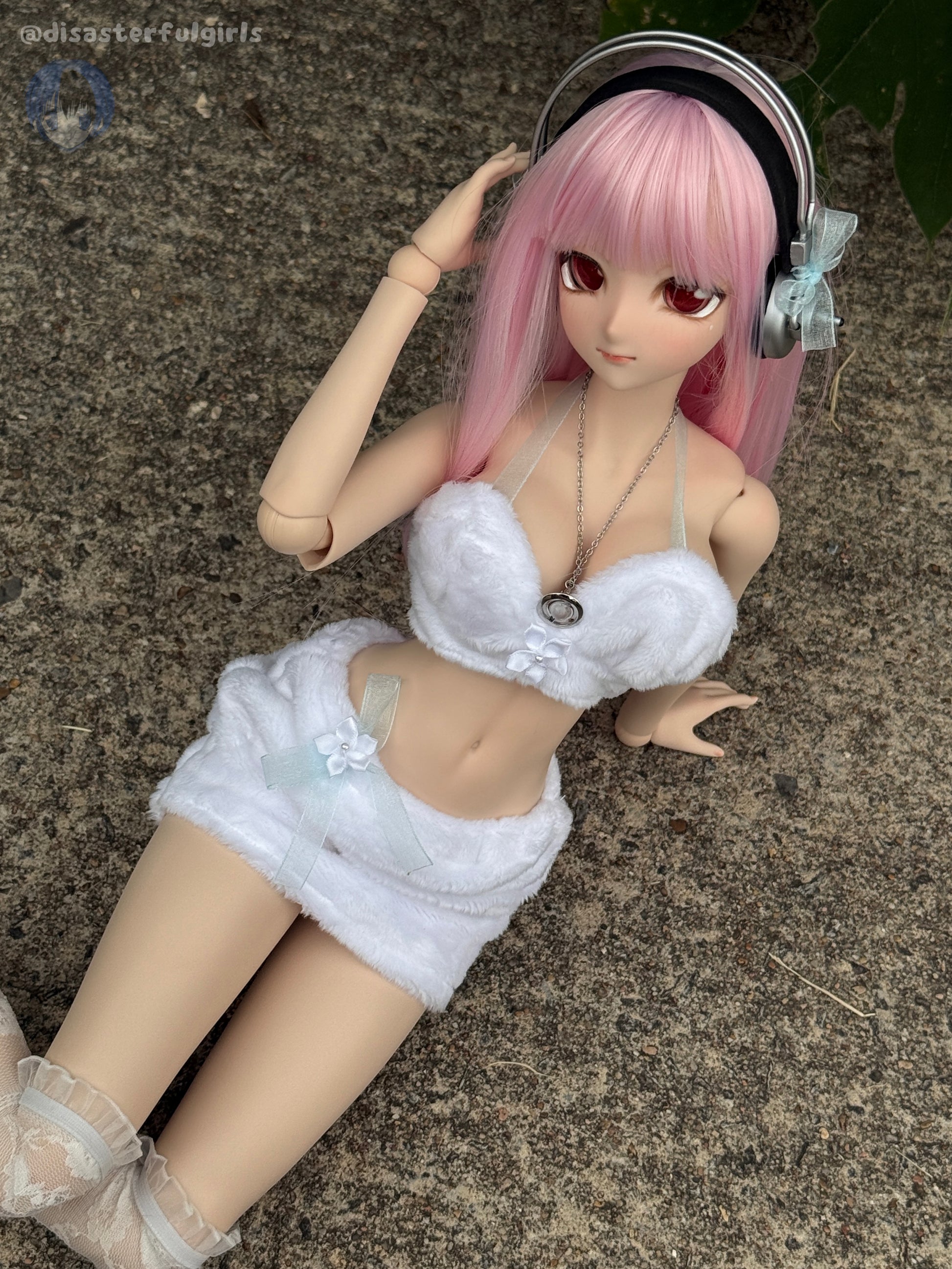 SOLD OUT!! Super Sonico Full Set Doll - “Angel” set (Dollfie Dream 1/3 MJD in FLESH)