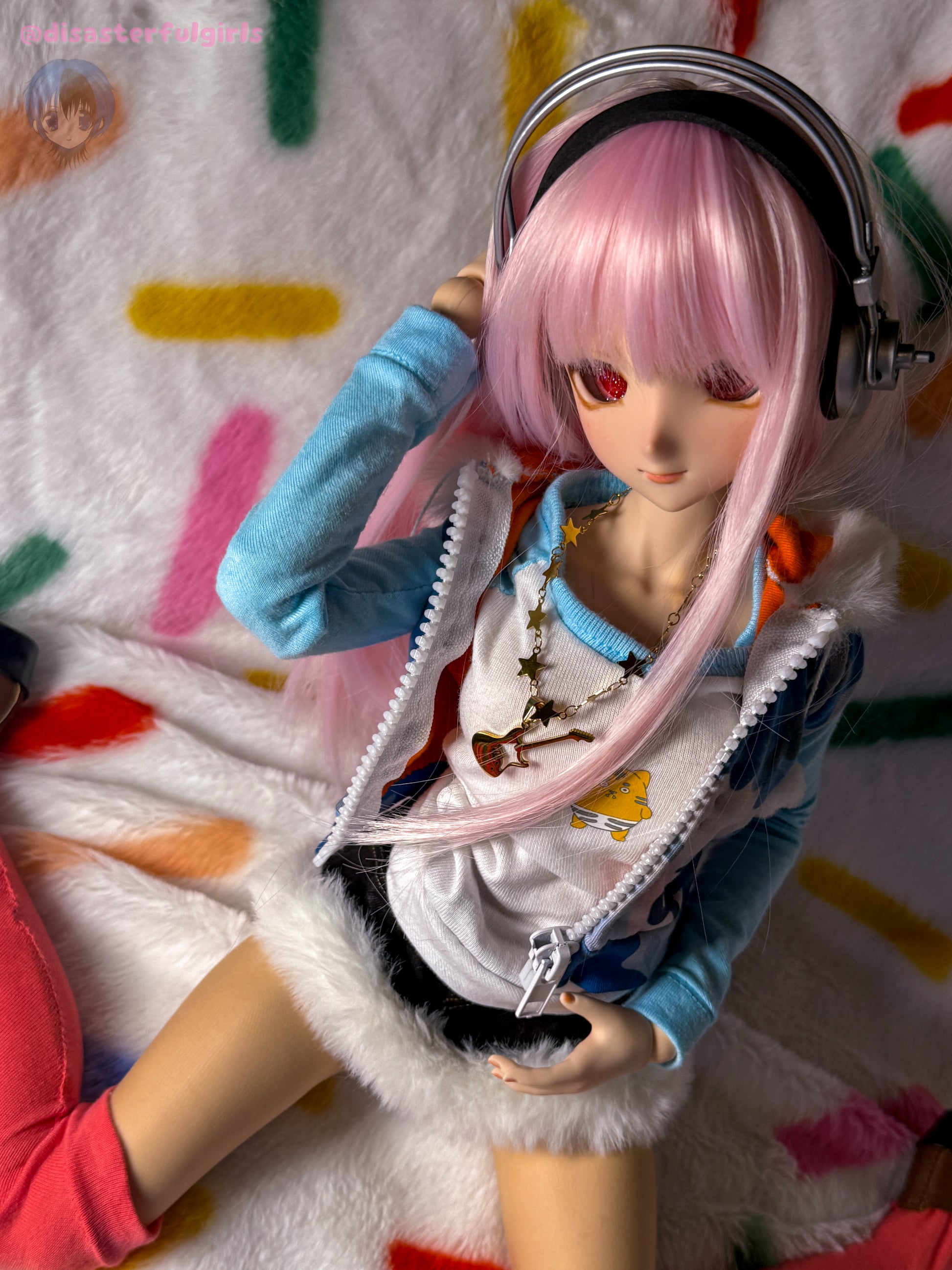 Super Sonico Full Set Doll - (Dollfie Dream Sister 1/3 MJD in FLESH, L Bust)