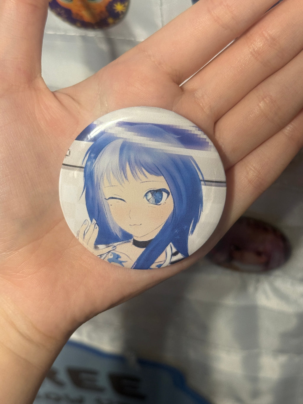 Disasterful Girls anime girl 58mm pins