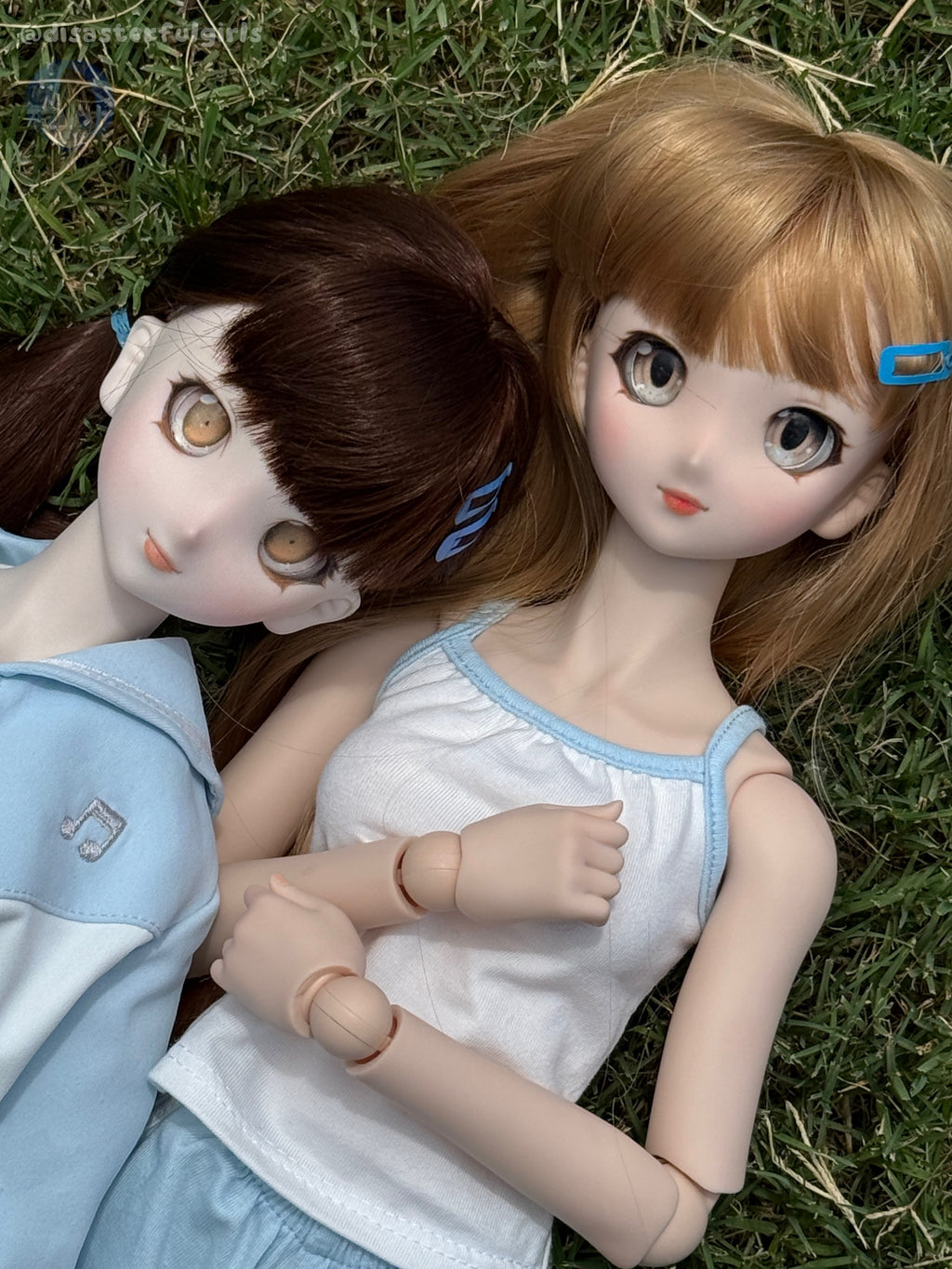 OOAK Dollfie Dream DDH-06 Semi-White Head 1/3 MJD (Brown eyes)