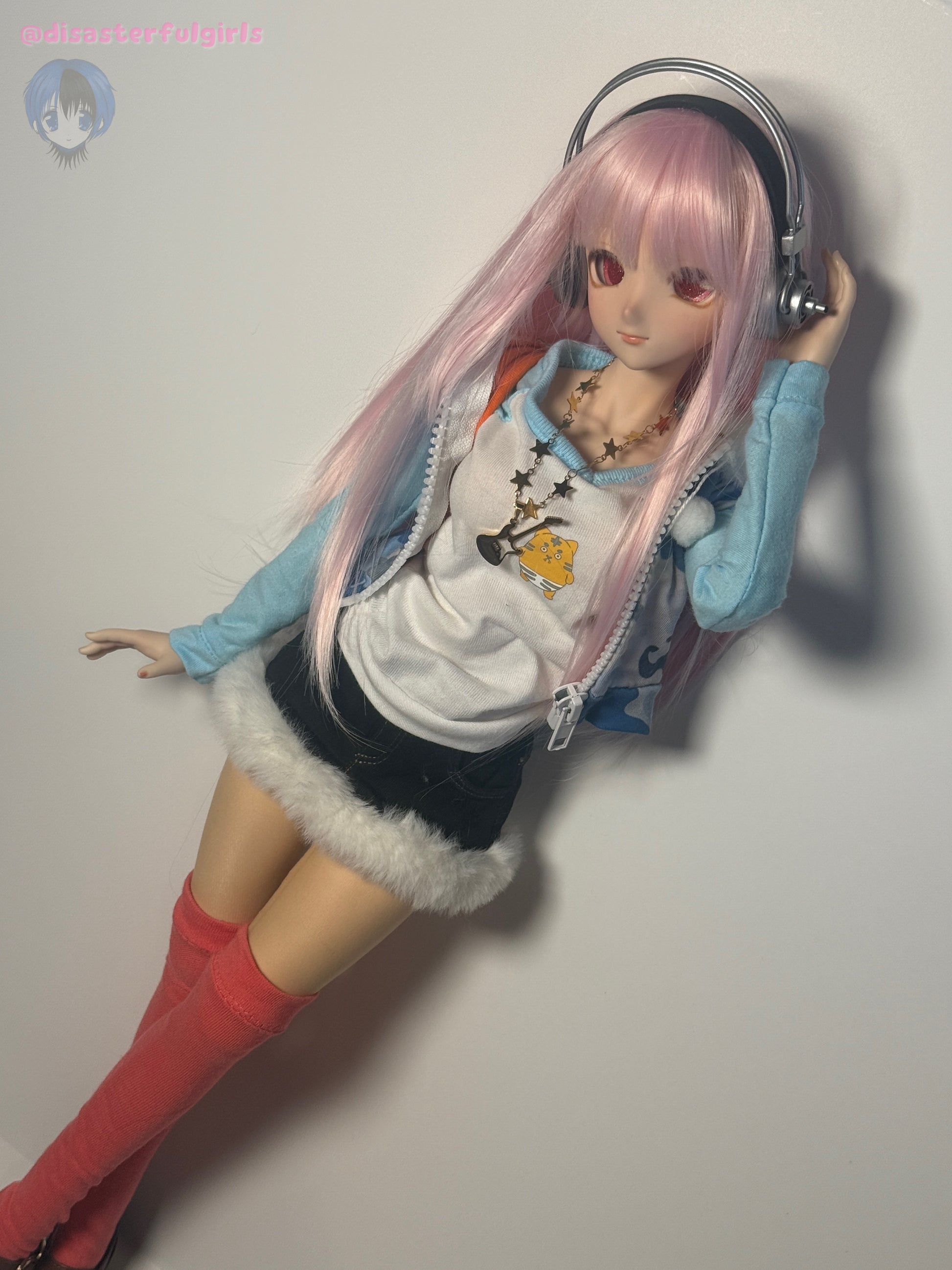 Super Sonico Full Set Doll - (Dollfie Dream Sister 1/3 MJD in FLESH, L Bust)