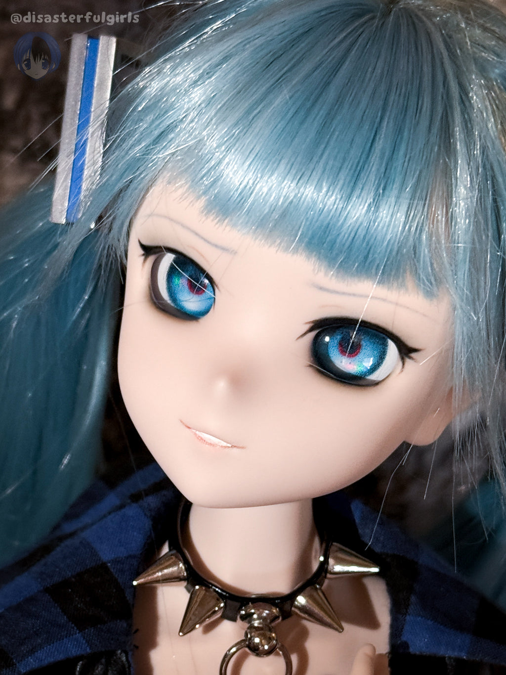 22mm “Creepy Miku” Anime BJD Doll Eyes for 1/3 BJD