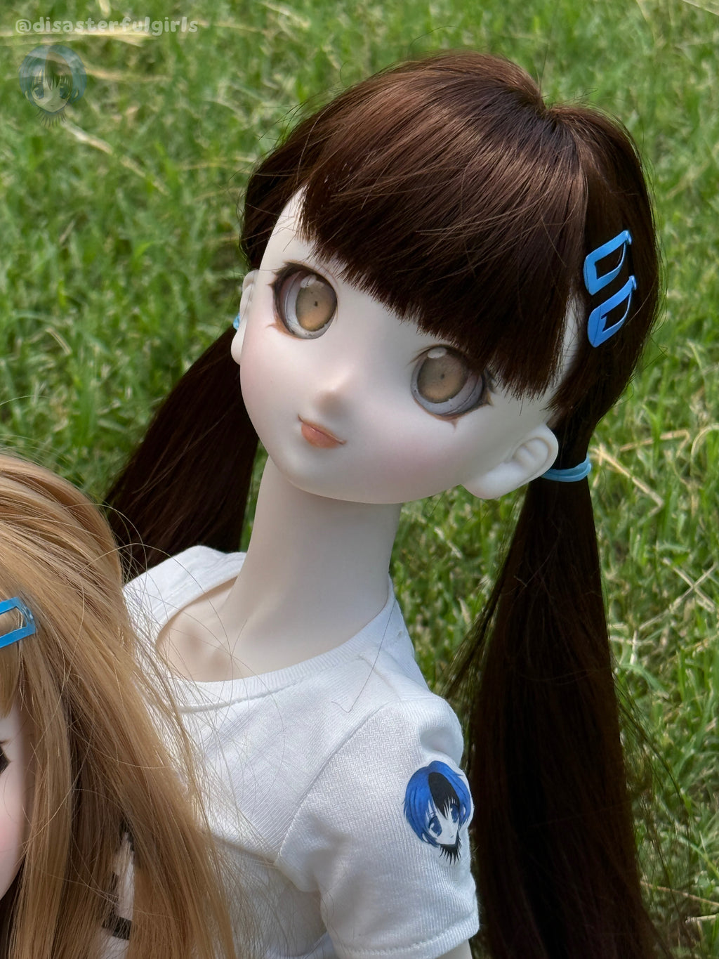 OOAK Dollfie Dream DDH-06 Semi-White Head 1/3 MJD (Brown eyes)