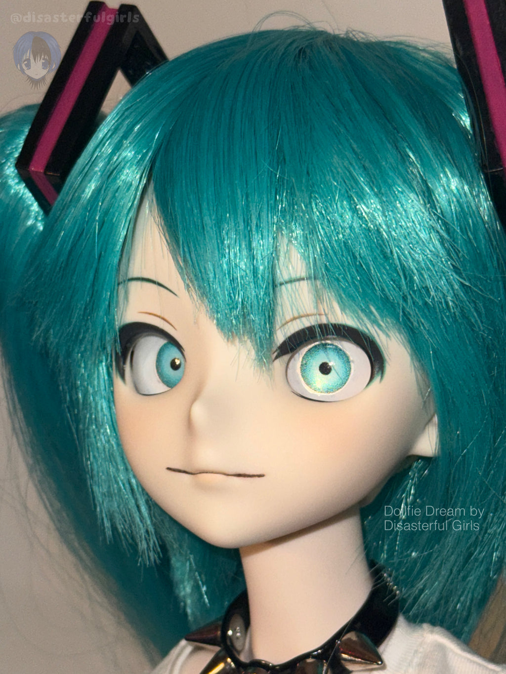 22mm “Creepy Miku” Anime BJD Doll Eyes for 1/3 BJD