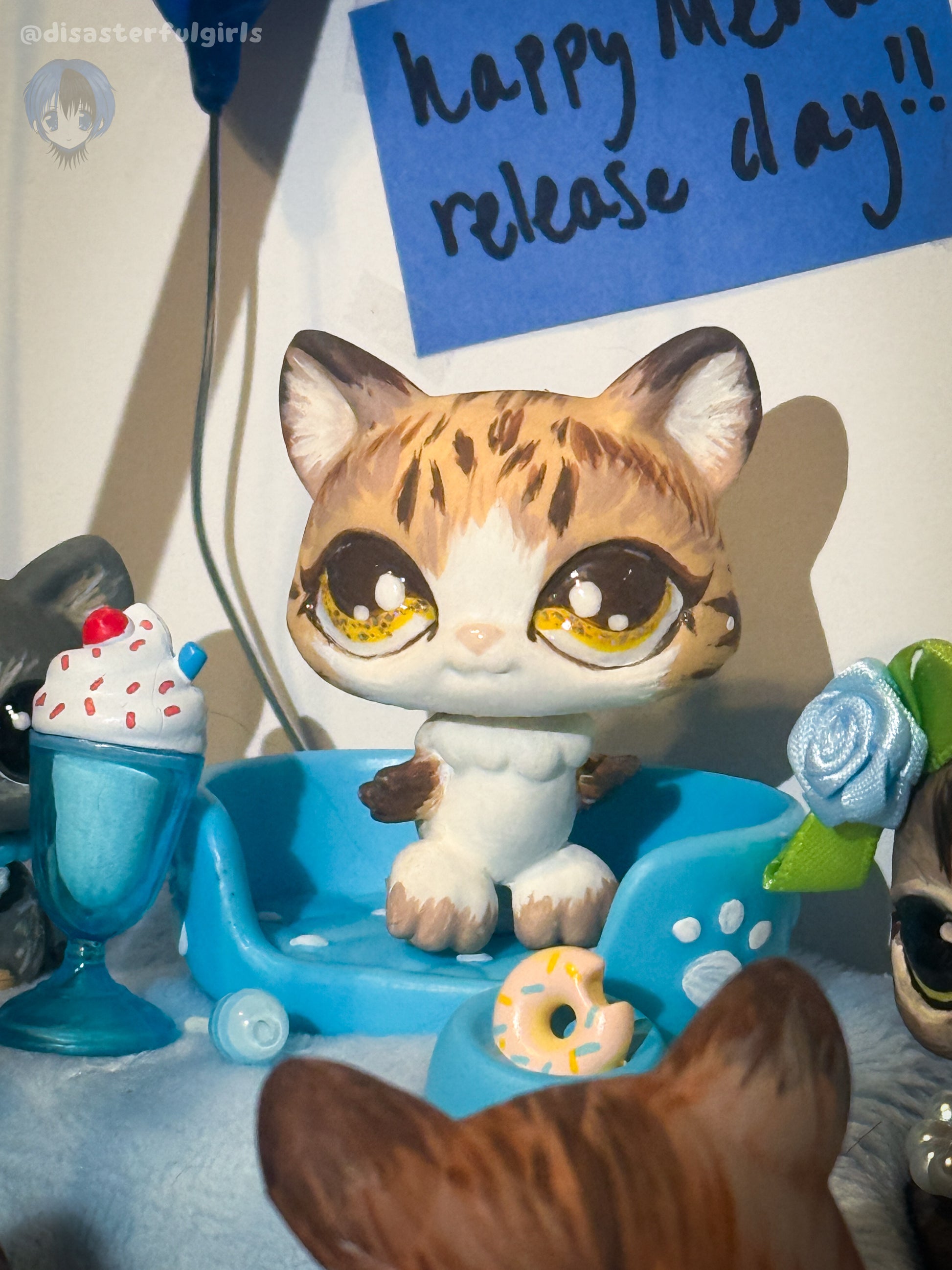 Meowl Custom LPS (Cat and owl meme hybrid)