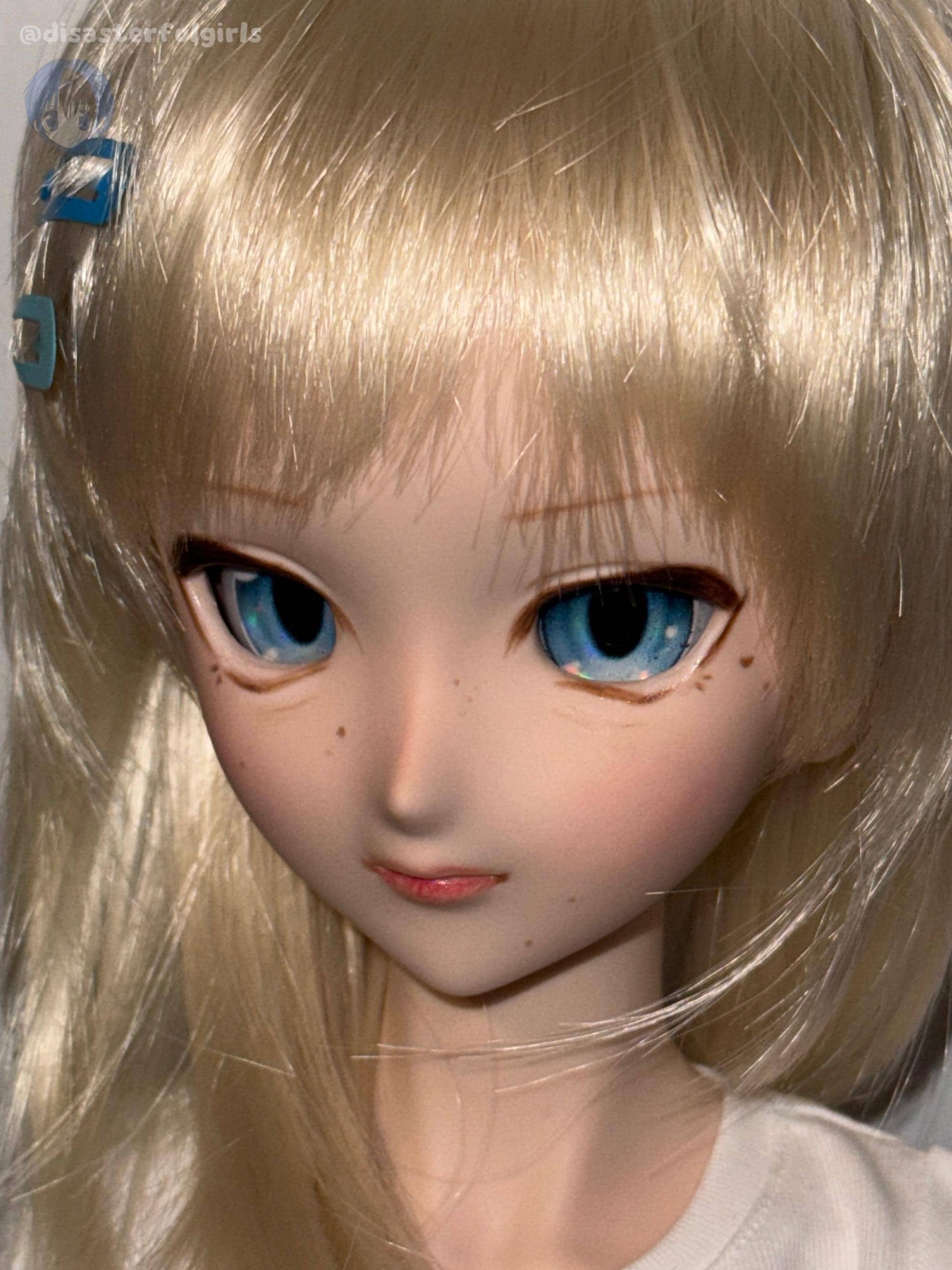 OOAK Dollfie Dream DDH-07 Flesh Head 1/3 MJD (Blue eyes)
