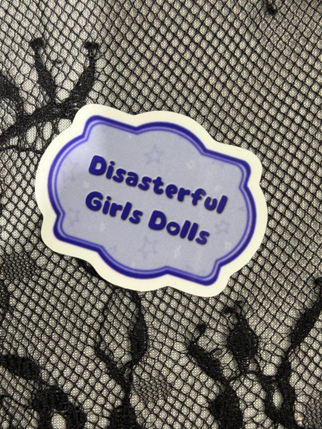 Disasterful Girls Logo Vinyl Stickers