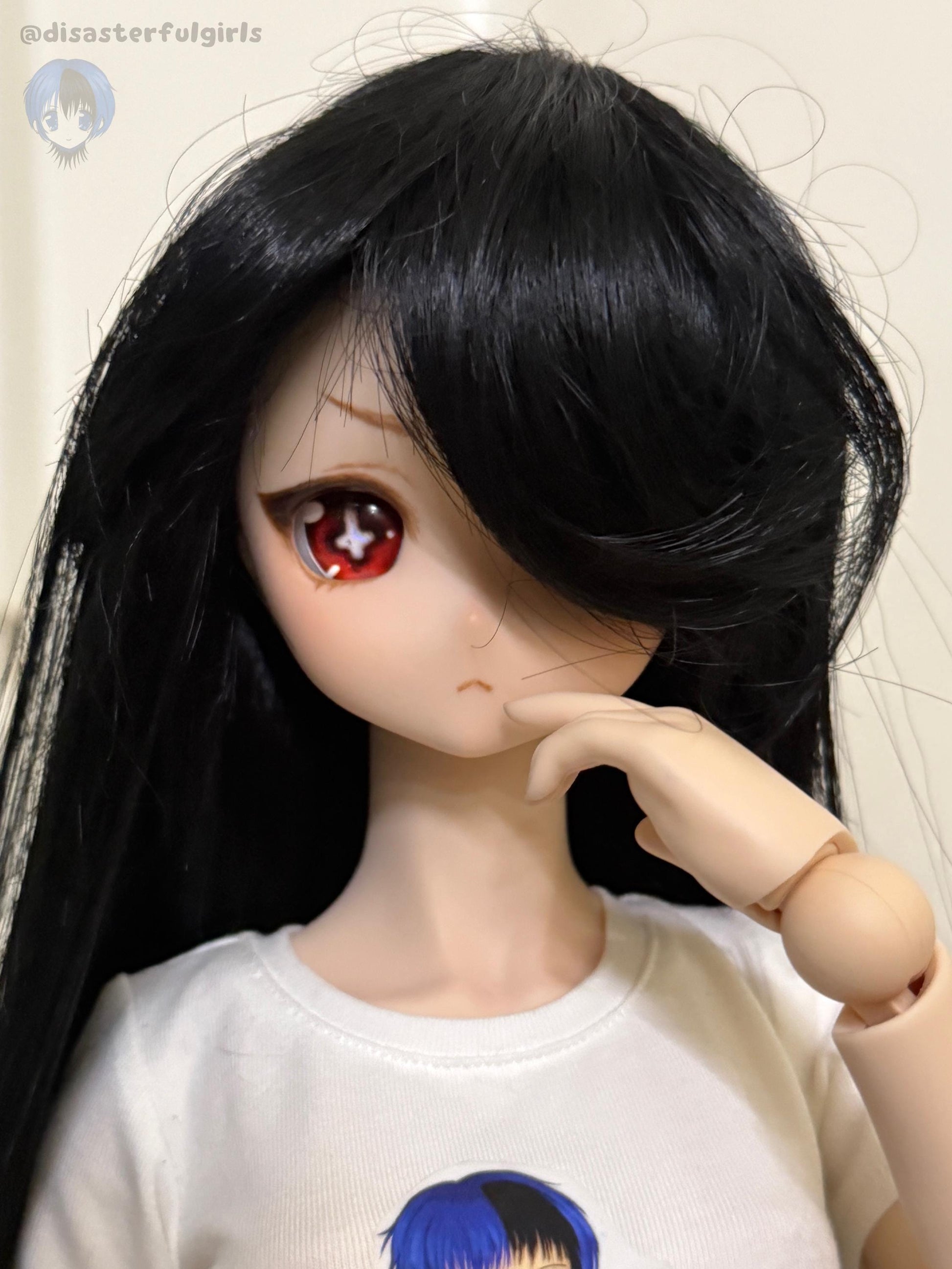 22mm “Crossed” Anime BJD Doll Eyes