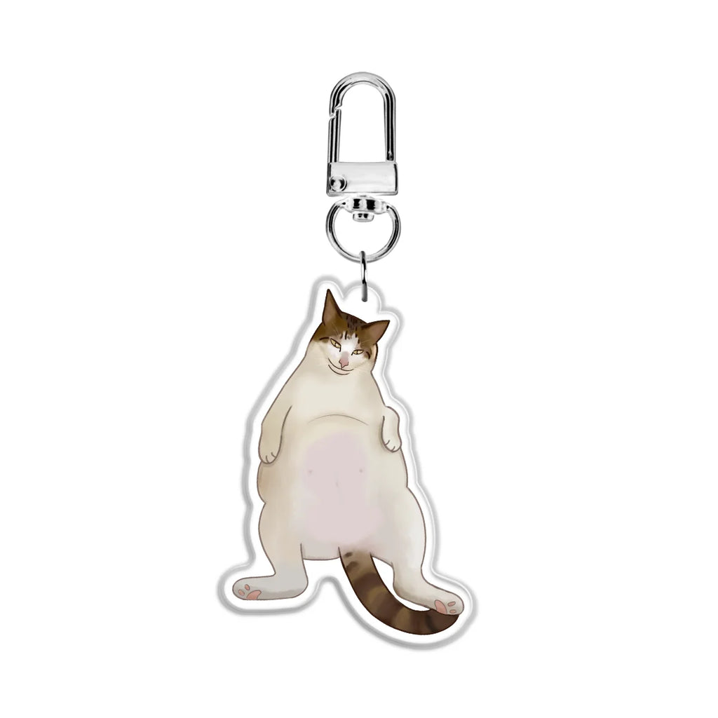 Uncle Bao 3” Double Sided (Different Design) Epoxy Keychain