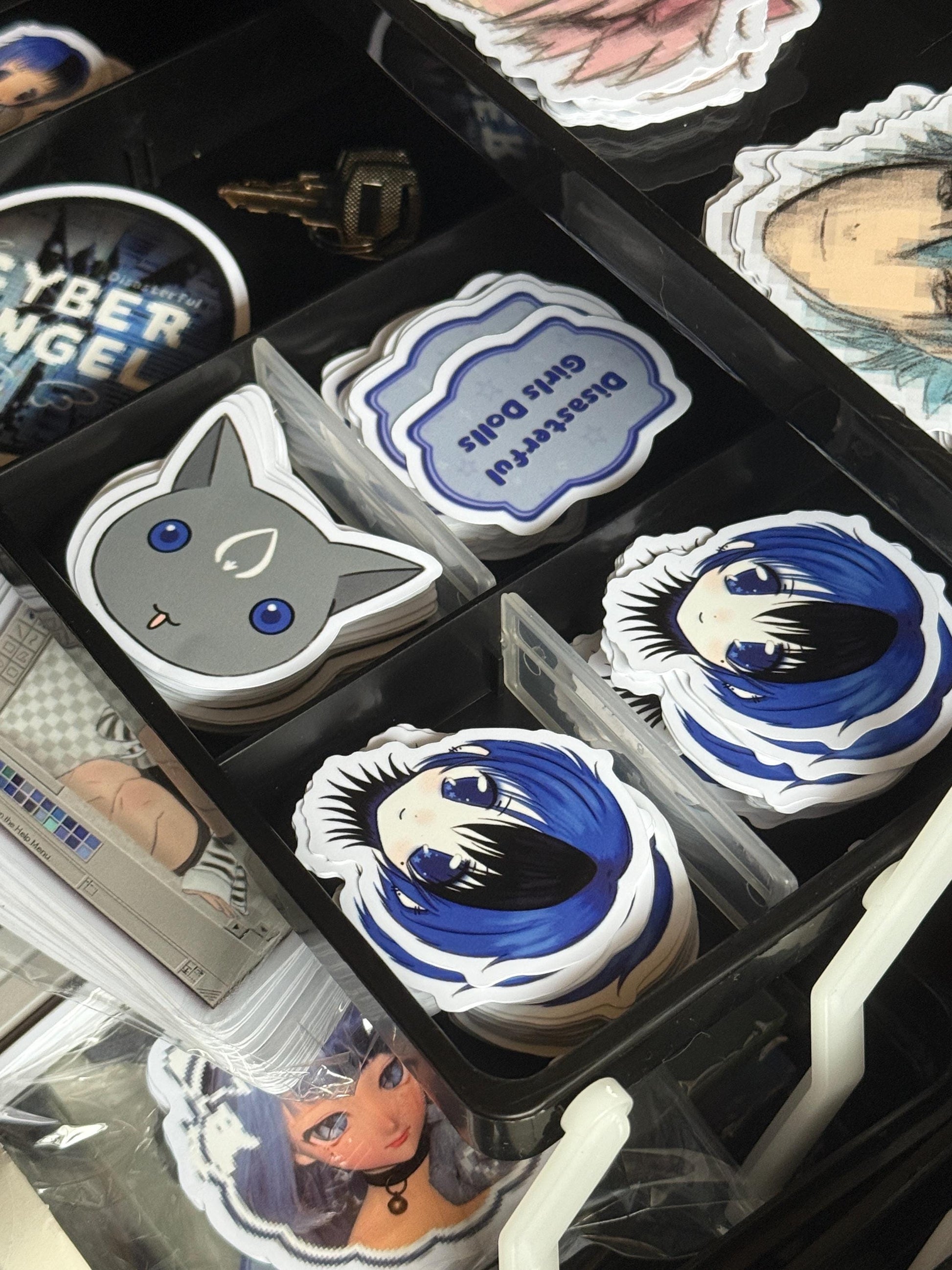 Disasterful Girls Logo Vinyl Stickers