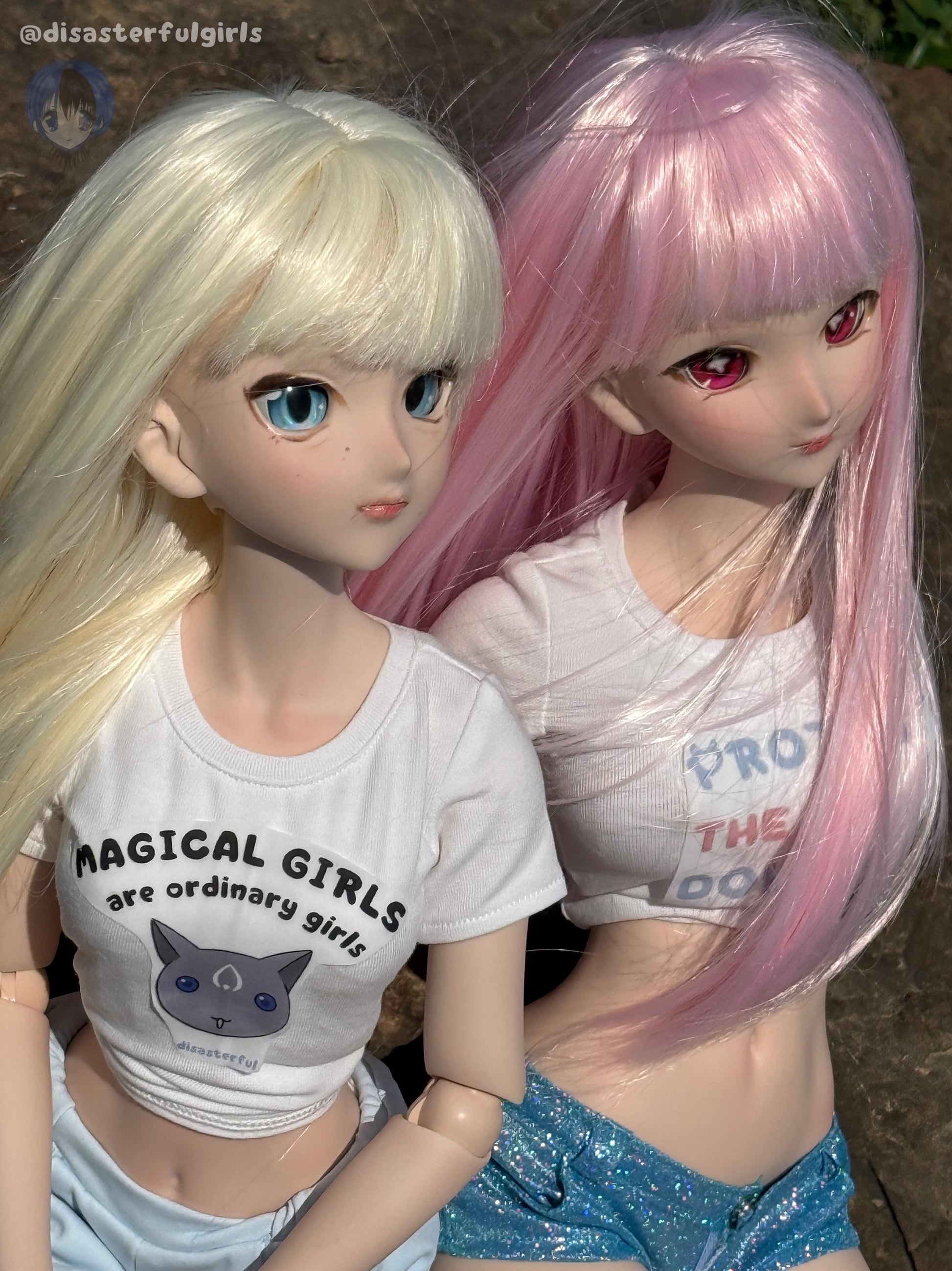 OOAK Dollfie Dream DDH-07 Flesh Head 1/3 MJD (Blue eyes)
