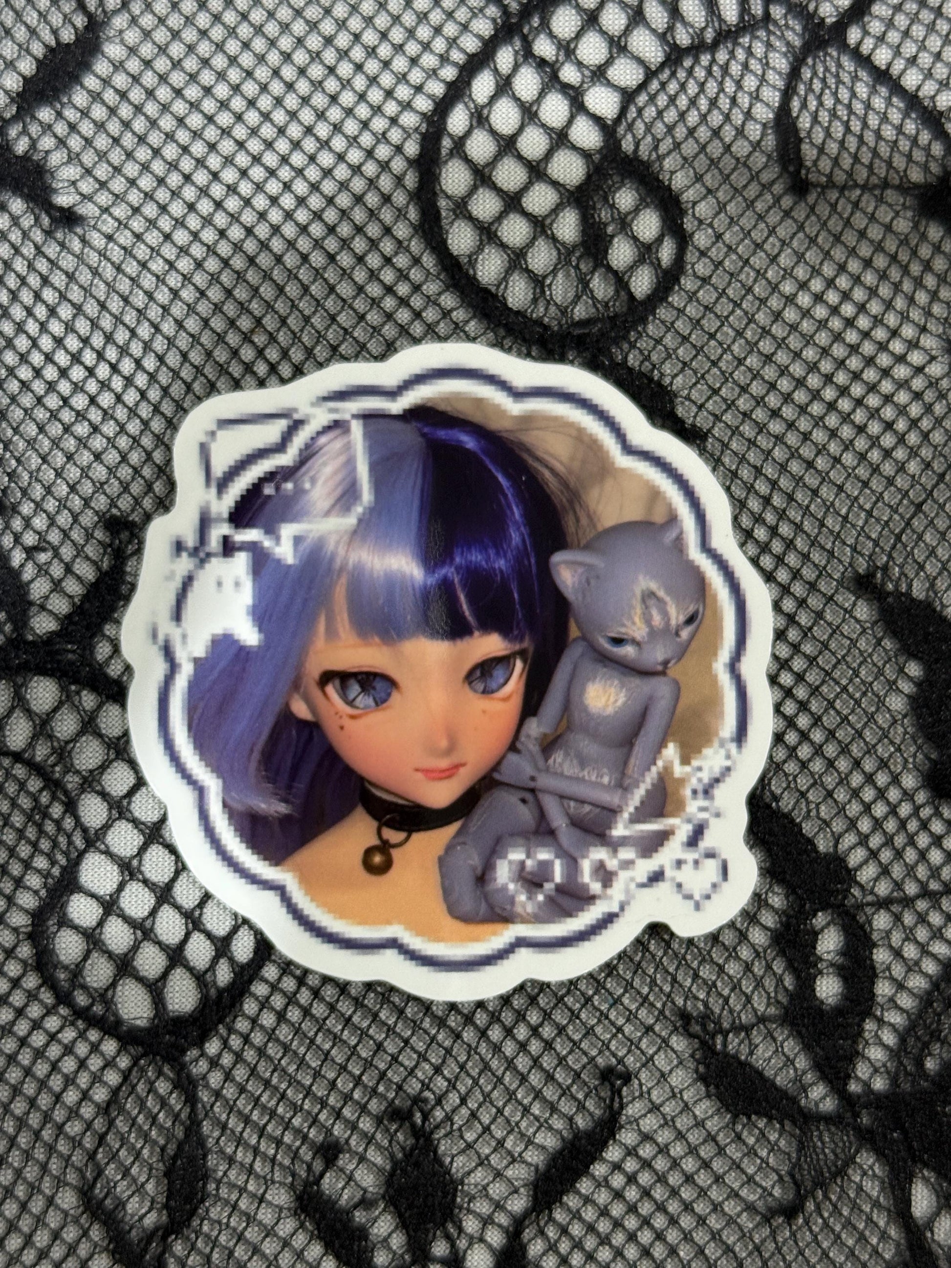 Disasterful Girls Doll Vinyl Sticker