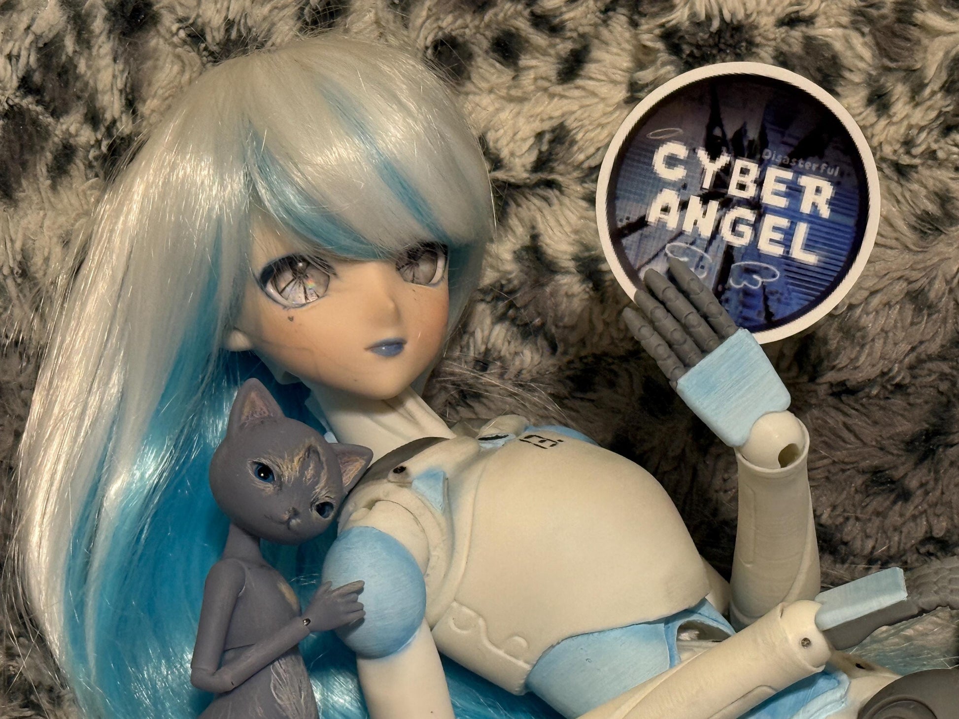 Disasterful Girls Cyber Angel Sticker