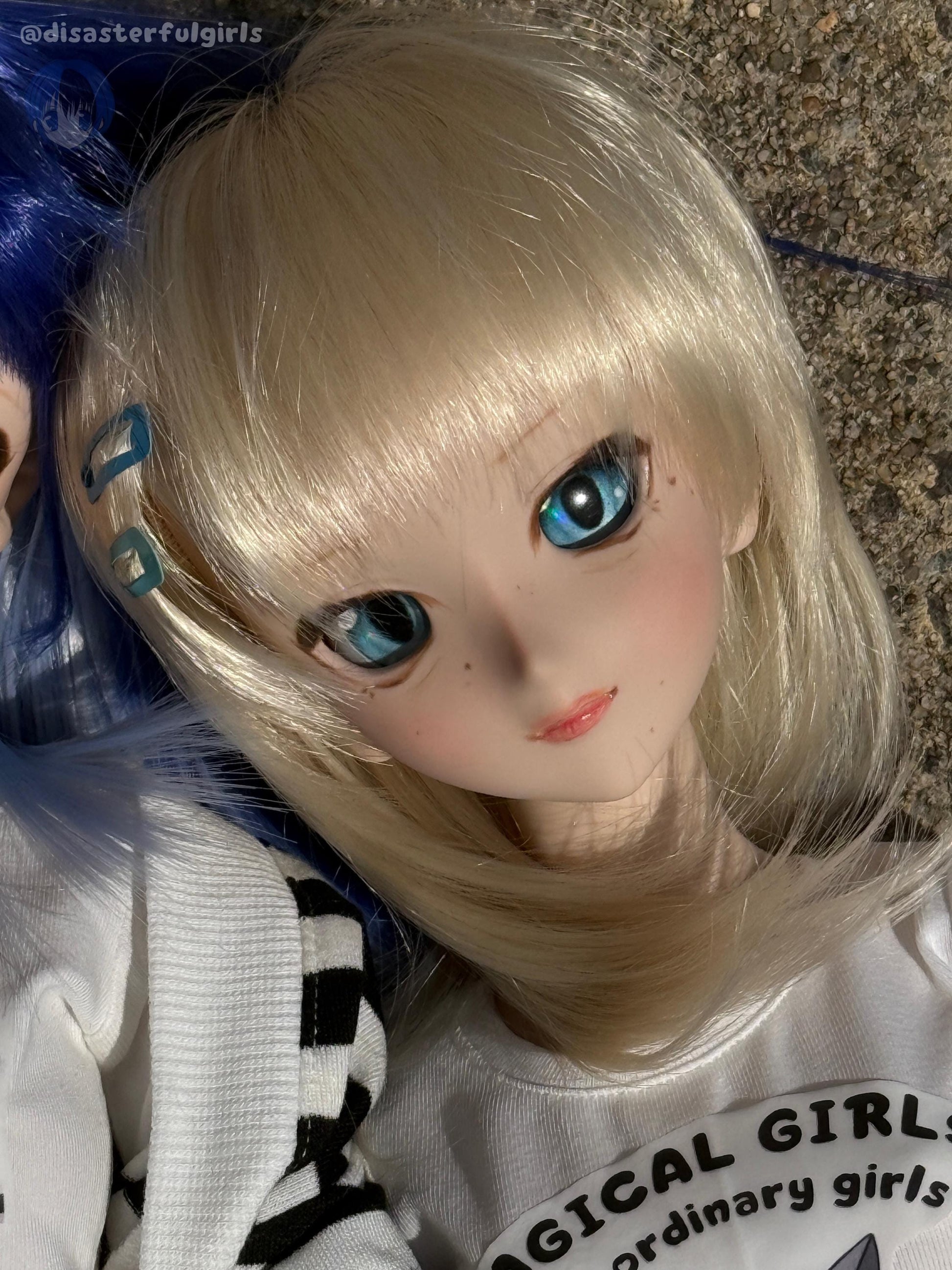 OOAK Dollfie Dream DDH-07 Flesh Head 1/3 MJD (Blue eyes)
