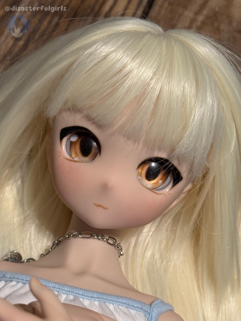 SOLD OUT!! OOAK Dollfie Dream DDH-27 Flesh Head 1/3 MJD (Orange eyes)