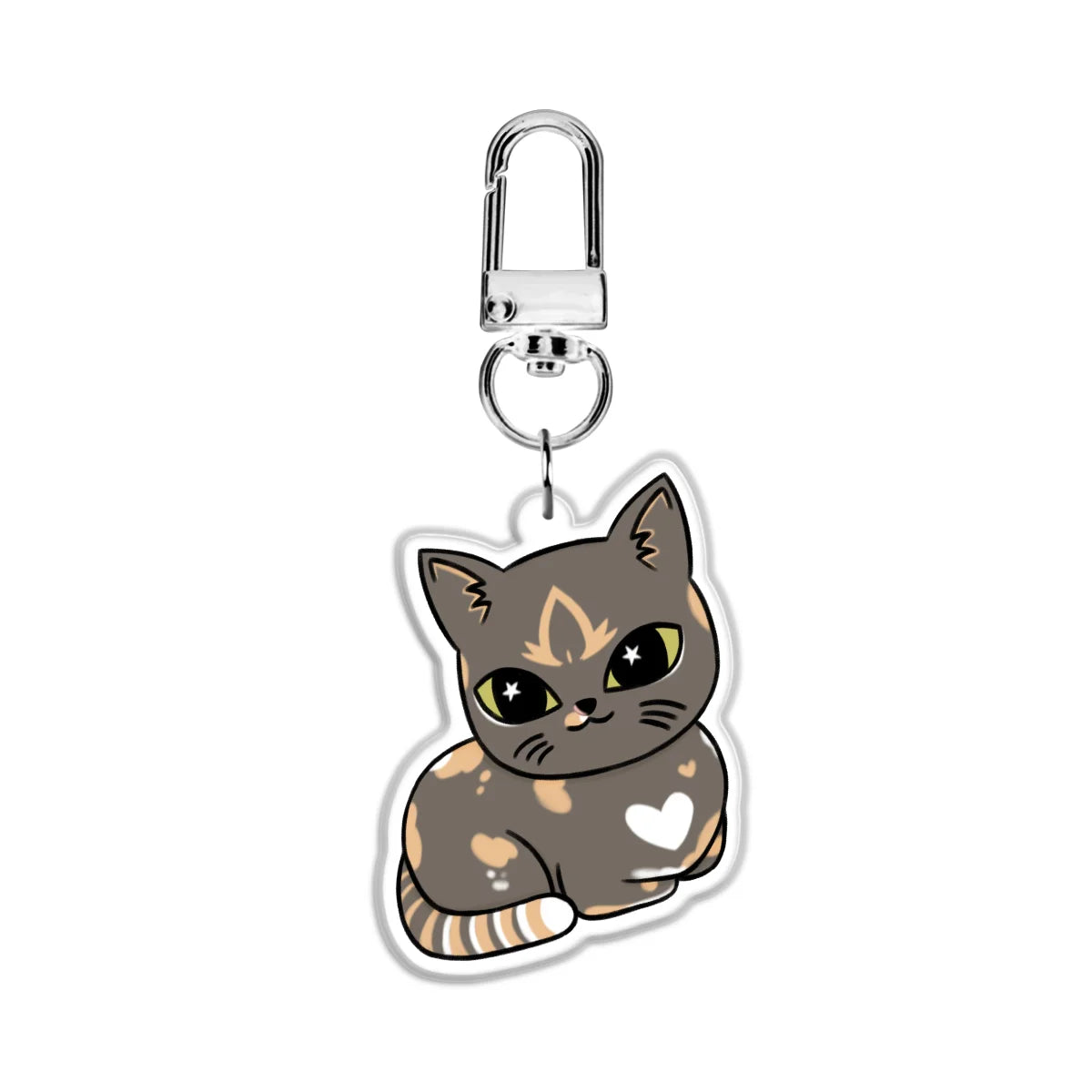 Totoro Cat 2.5” Double Sided (Same Design) Epoxy Keychain